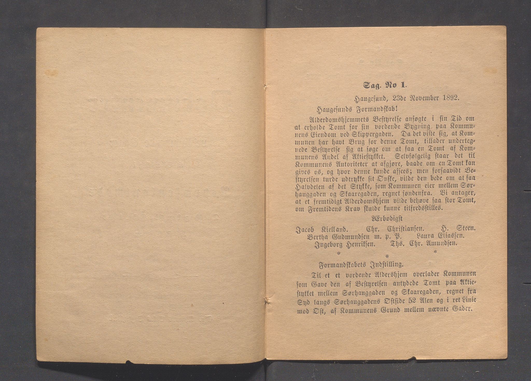 Haugesund kommune - Formannskapet og Bystyret, IKAR/A-740/A/Abb/L0001: Bystyreforhandlinger, 1889-1907, p. 120