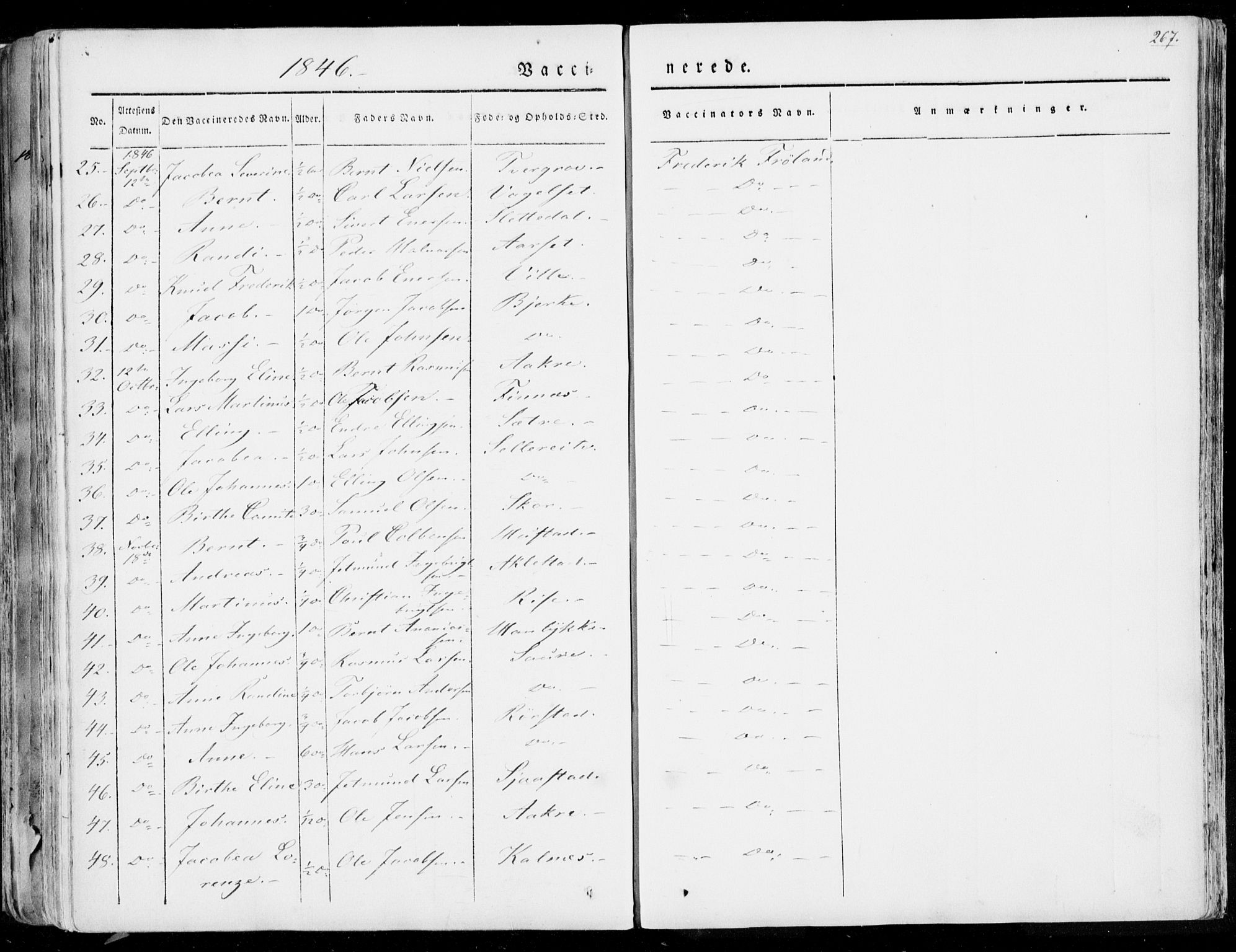 Ministerialprotokoller, klokkerbøker og fødselsregistre - Møre og Romsdal, AV/SAT-A-1454/515/L0208: Parish register (official) no. 515A04, 1830-1846, p. 267