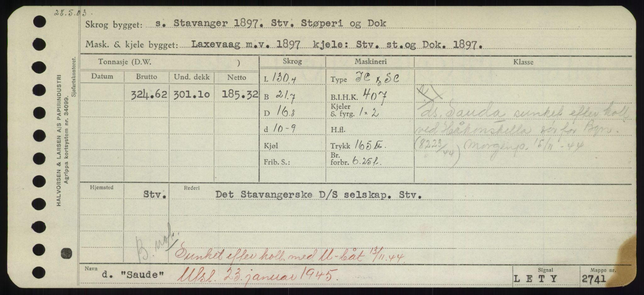 Sjøfartsdirektoratet med forløpere, Skipsmålingen, AV/RA-S-1627/H/Hd/L0032: Fartøy, San-Seve, p. 219