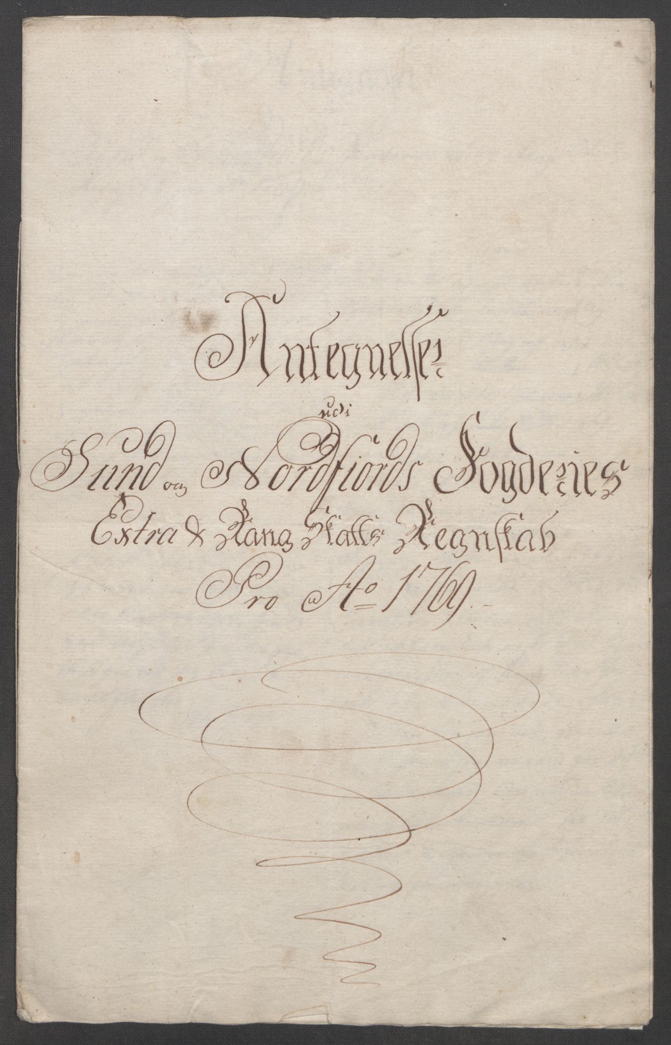 Rentekammeret inntil 1814, Reviderte regnskaper, Fogderegnskap, RA/EA-4092/R53/L3550: Ekstraskatten Sunn- og Nordfjord, 1762-1771, p. 276