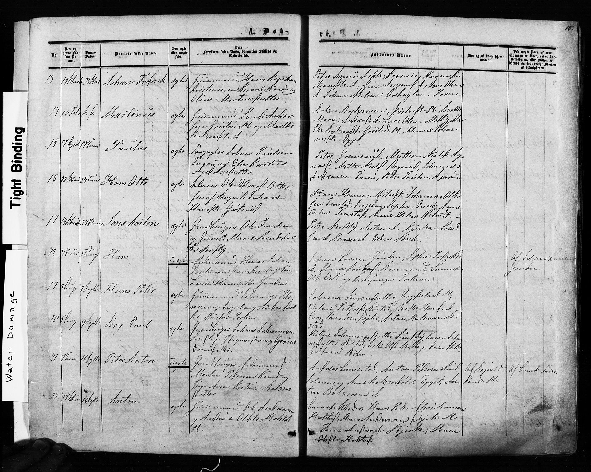 Ås prestekontor Kirkebøker, AV/SAO-A-10894/F/Fa/L0007: Parish register (official) no. I 7, 1854-1870, p. 10