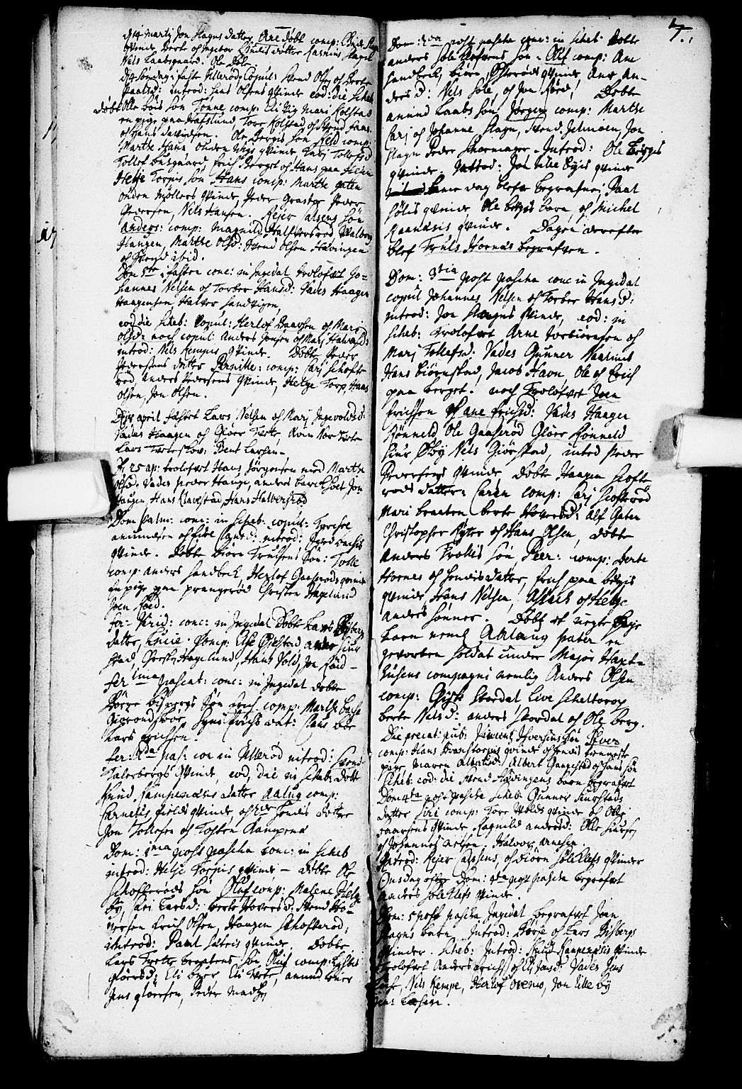 Skjeberg prestekontor Kirkebøker, AV/SAO-A-10923/F/Fa/L0001: Parish register (official) no. I 1, 1702-1725, p. 7