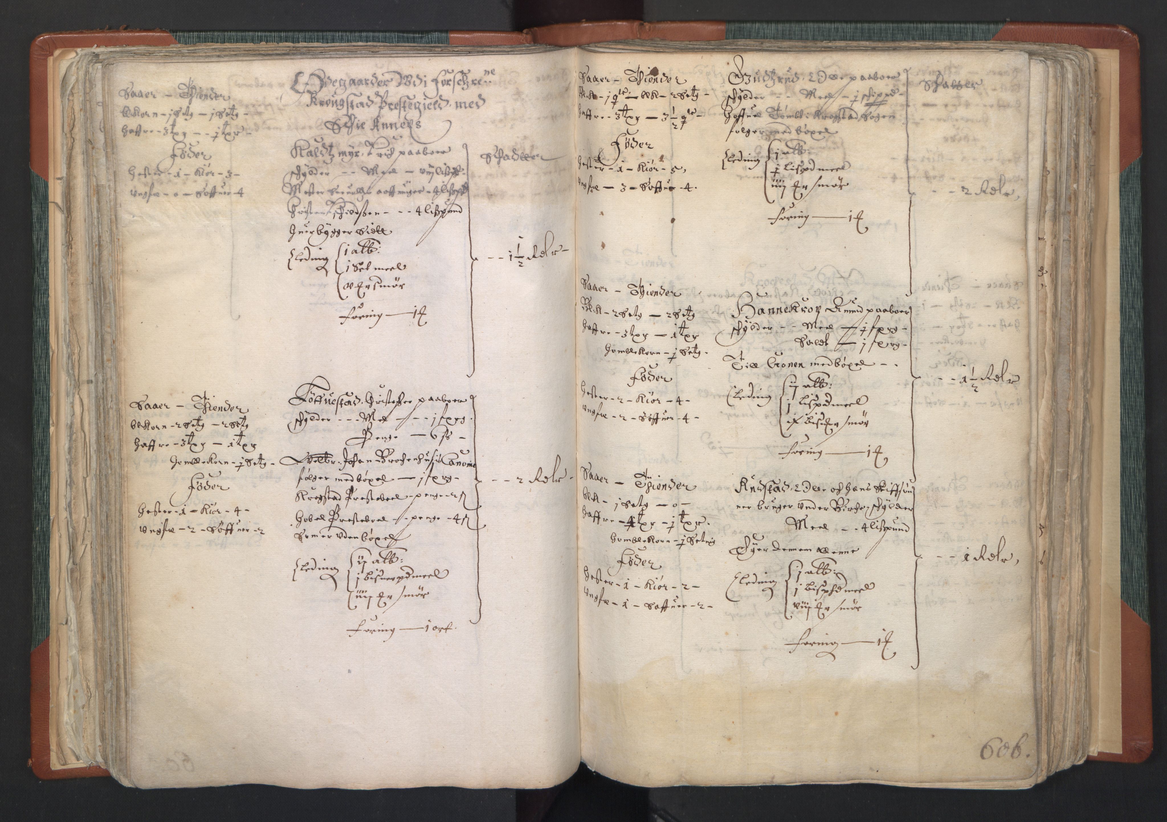 Rentekammeret inntil 1814, Realistisk ordnet avdeling, AV/RA-EA-4070/L/L0005: Kristiania lagdømme. Alminnelig jordebok med skatteligning for Marker og Follo len., 1661, p. 605b-606a