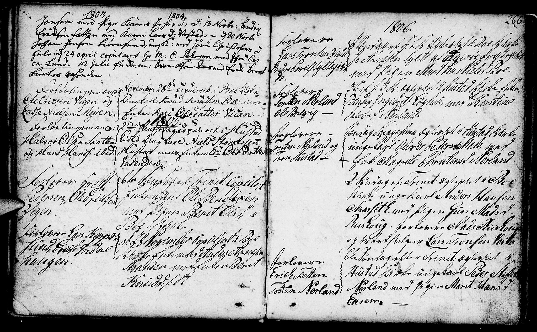 Ministerialprotokoller, klokkerbøker og fødselsregistre - Møre og Romsdal, SAT/A-1454/566/L0761: Parish register (official) no. 566A02 /1, 1767-1817, p. 266