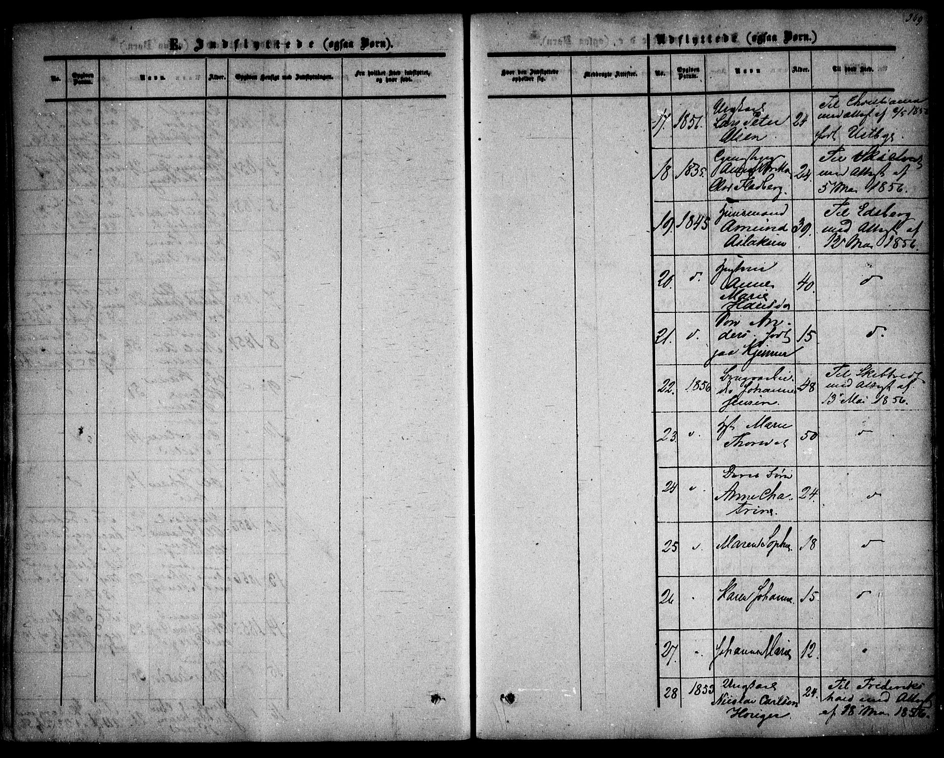 Rakkestad prestekontor Kirkebøker, AV/SAO-A-2008/F/Fa/L0009: Parish register (official) no. I 9, 1850-1856, p. 369