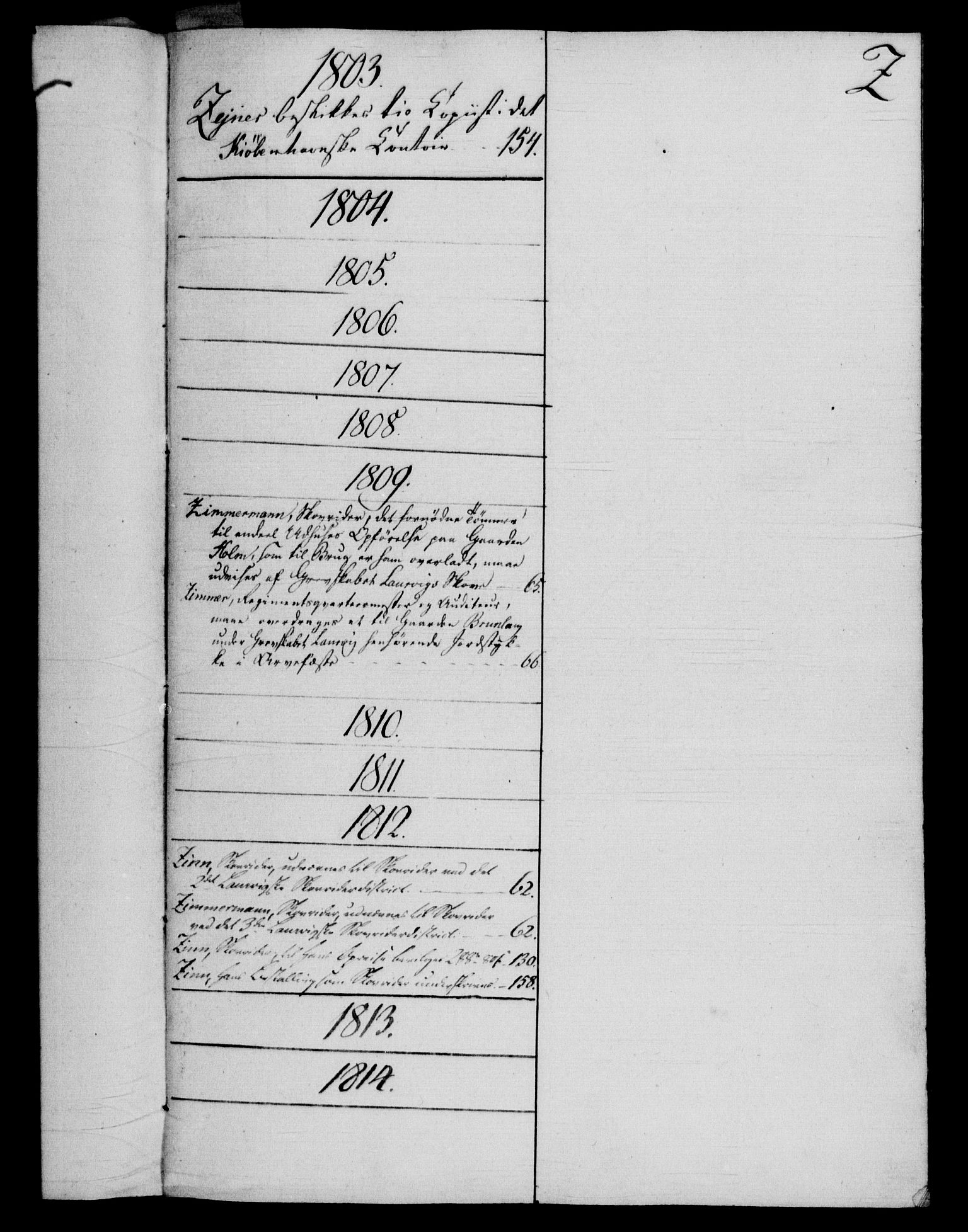 Rentekammeret, Kammerkanselliet, RA/EA-3111/G/Gf/Gfb/L0016: Register til norske relasjons- og resolusjonsprotokoller (merket RK 52.111), 1801-1814, p. 186