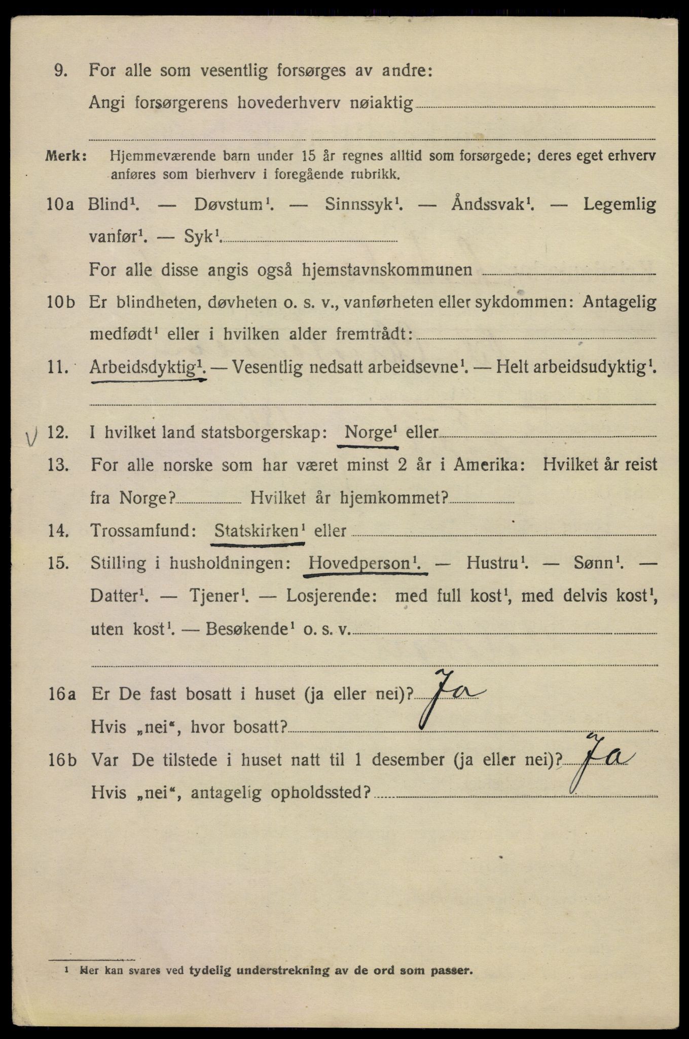 SAO, 1920 census for Kristiania, 1920, p. 469354