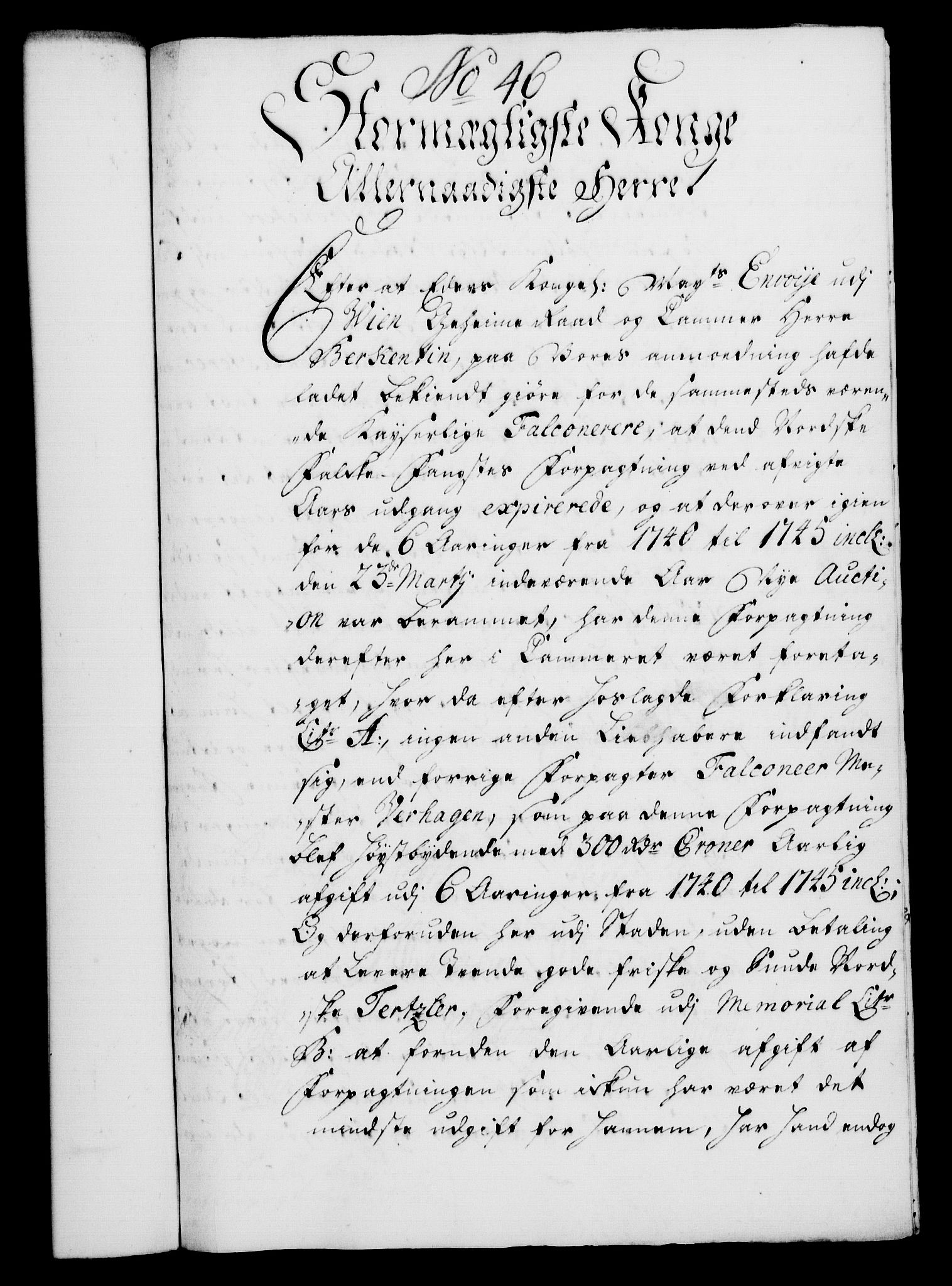 Rentekammeret, Kammerkanselliet, RA/EA-3111/G/Gf/Gfa/L0023: Norsk relasjons- og resolusjonsprotokoll (merket RK 52.23), 1740, p. 306