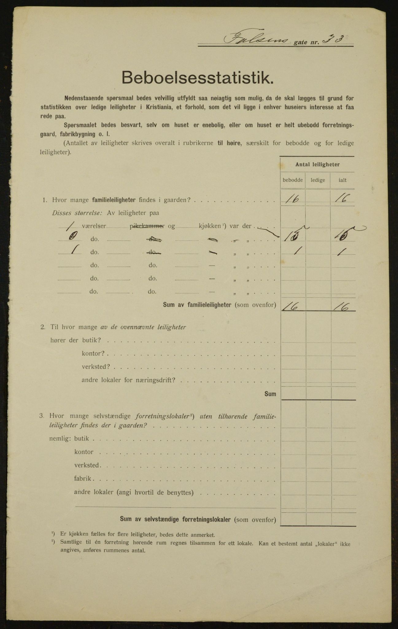 OBA, Municipal Census 1912 for Kristiania, 1912, p. 23595