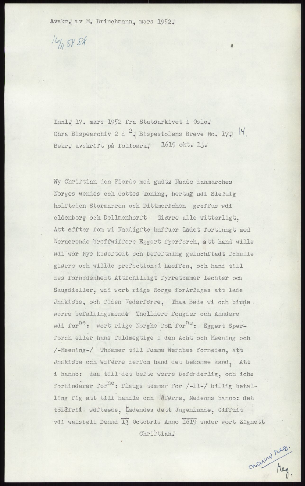Samlinger til kildeutgivelse, Diplomavskriftsamlingen, RA/EA-4053/H/Ha, p. 1020