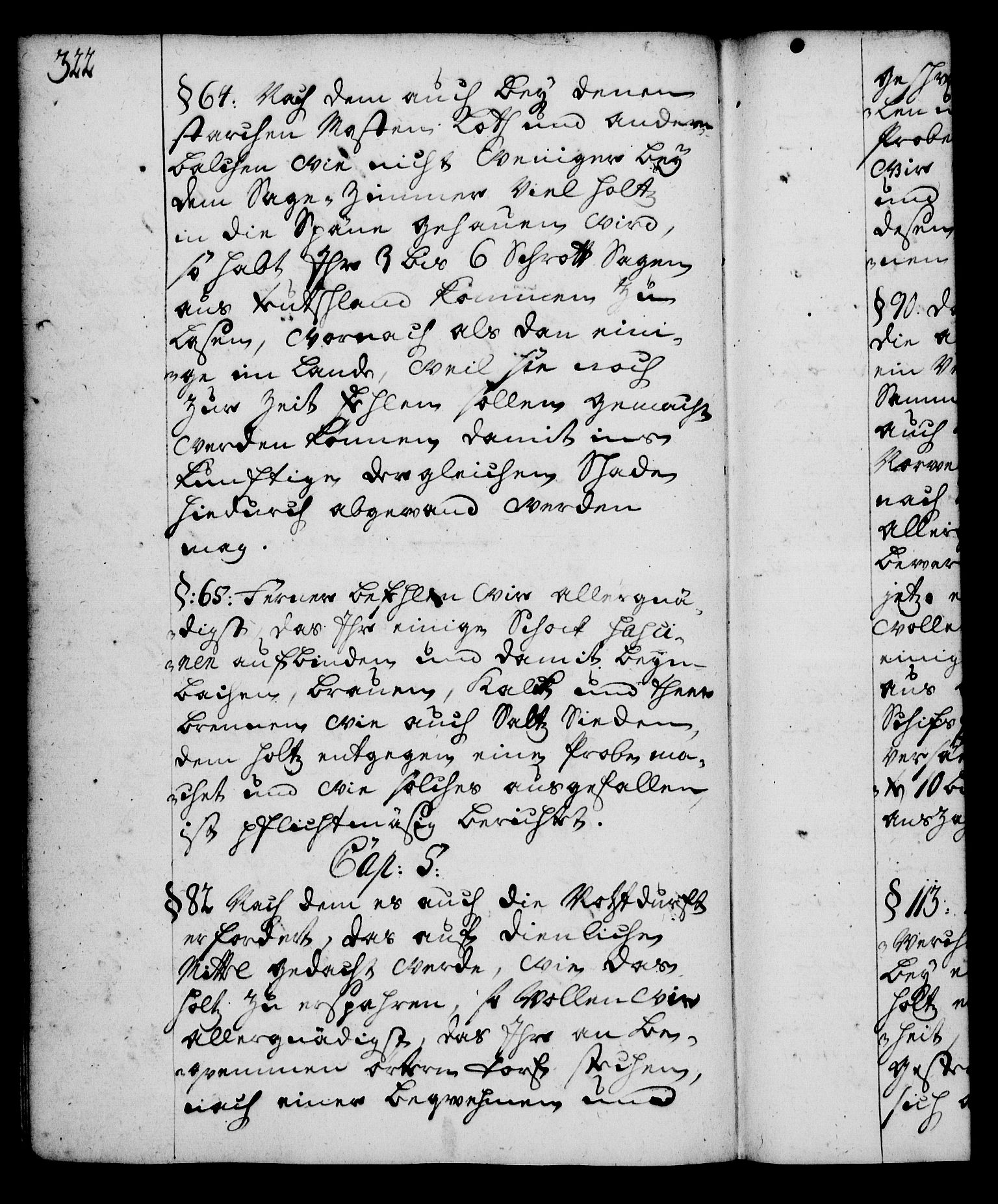 Rentekammeret, Kammerkanselliet, AV/RA-EA-3111/G/Gg/Gga/L0004: Norsk ekspedisjonsprotokoll med register (merket RK 53.4), 1734-1741, p. 322