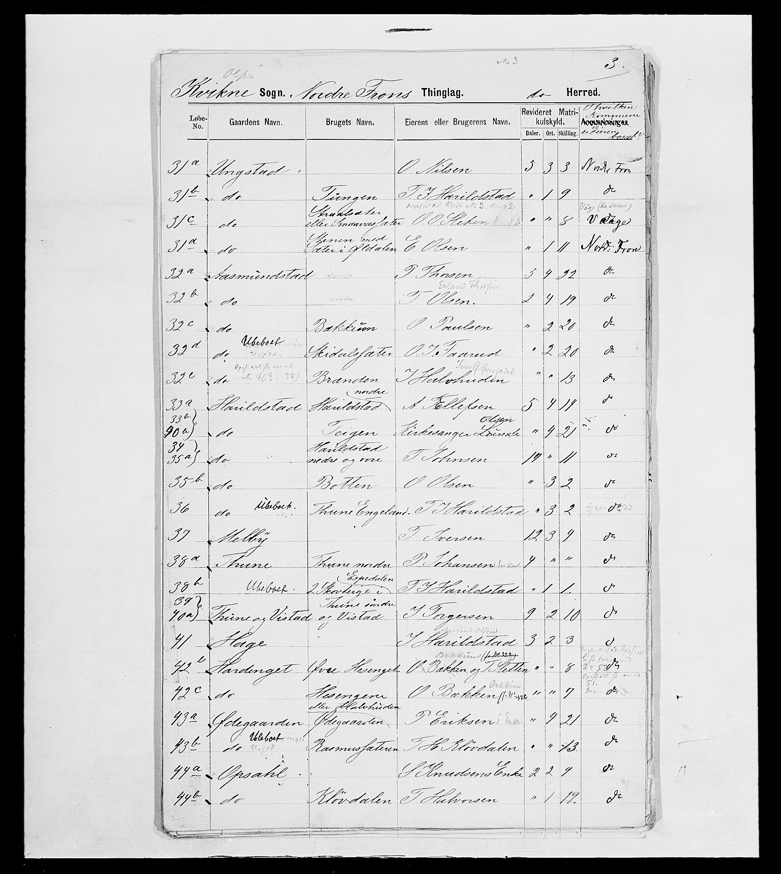 SAH, 1875 census for 0518P Nord-Fron, 1875, p. 64