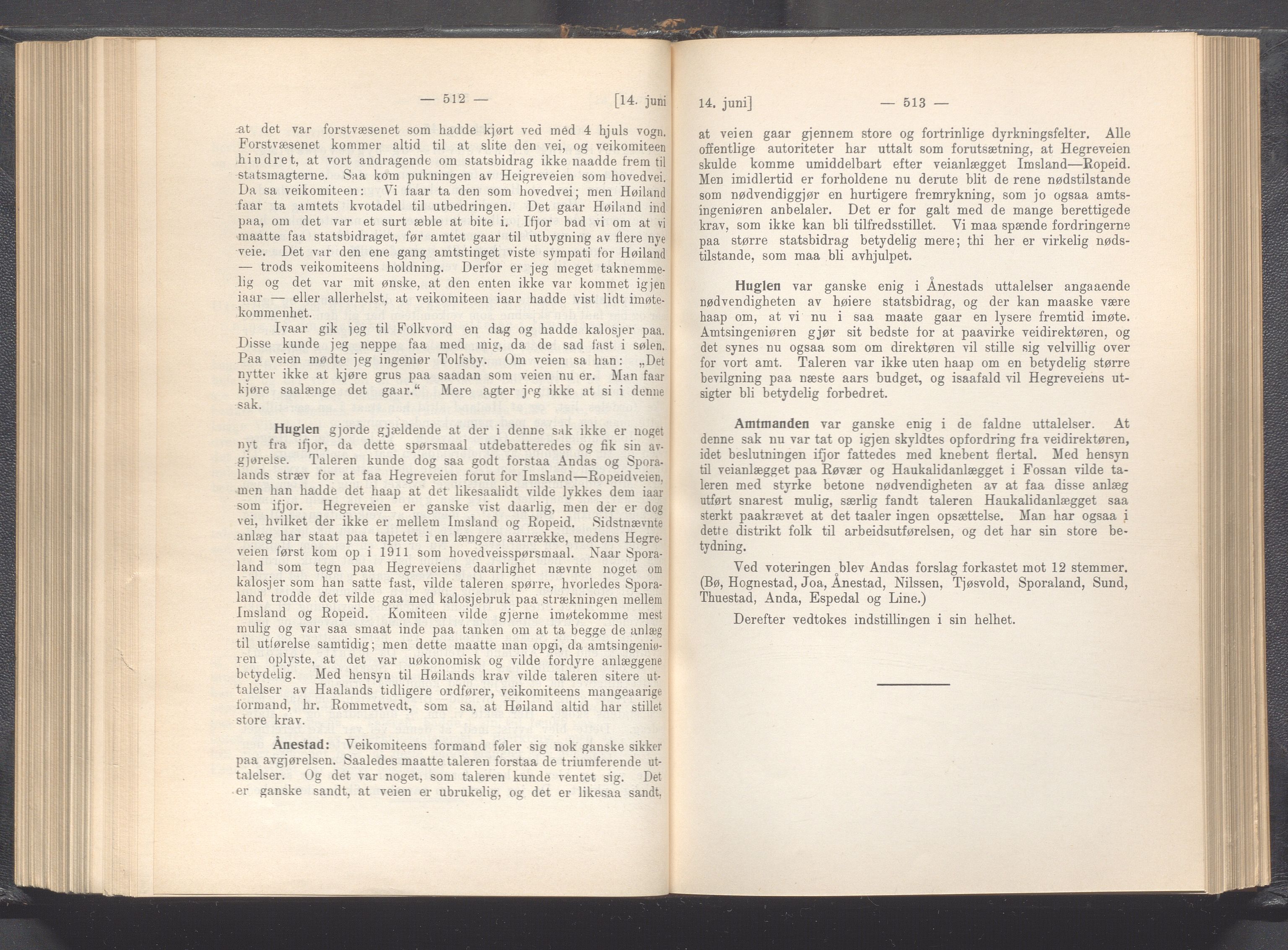 Rogaland fylkeskommune - Fylkesrådmannen , IKAR/A-900/A, 1913, p. 266