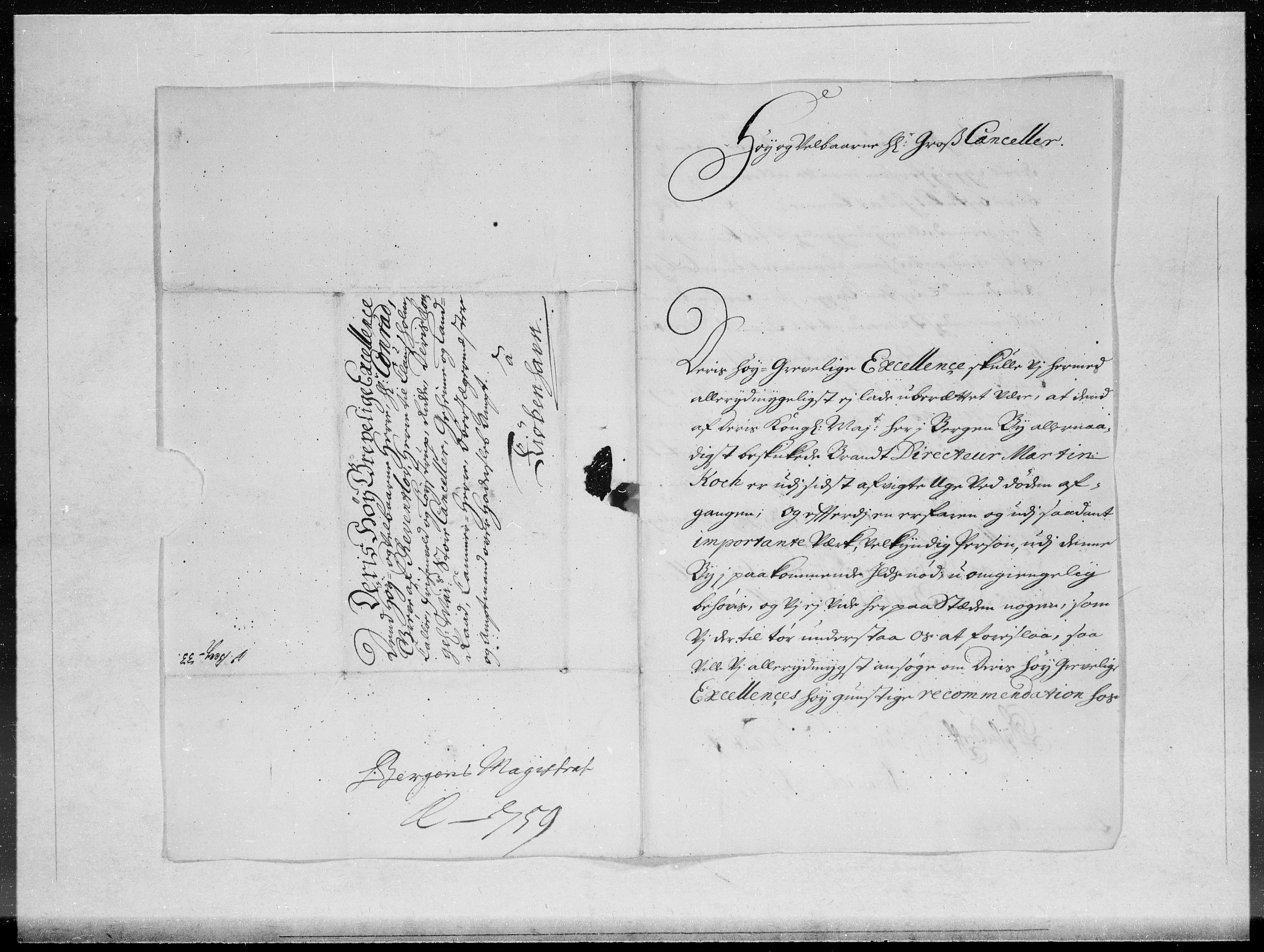 Danske Kanselli 1572-1799, AV/RA-EA-3023/F/Fc/Fcc/Fcca/L0066: Norske innlegg 1572-1799, 1708, p. 111