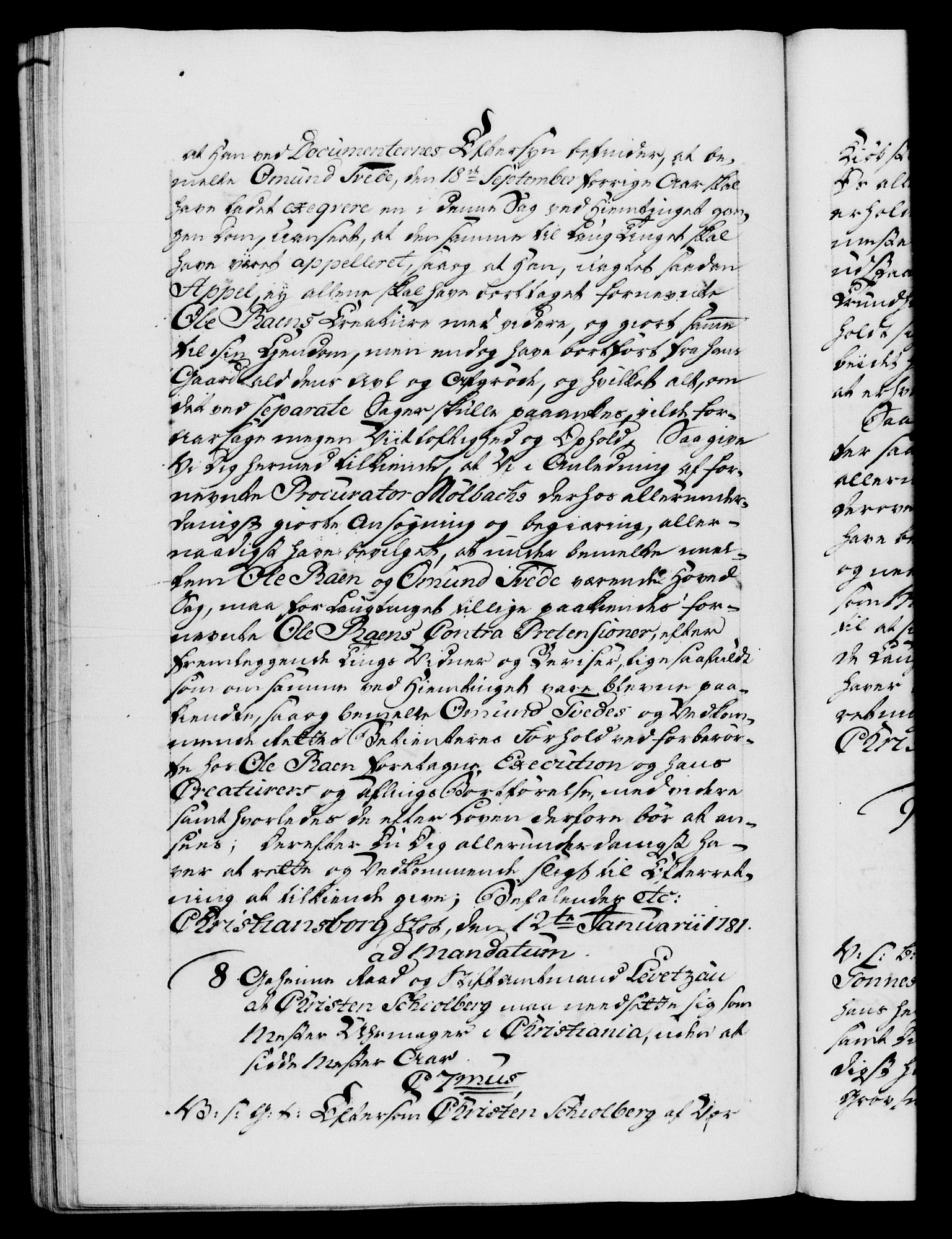 Danske Kanselli 1572-1799, AV/RA-EA-3023/F/Fc/Fca/Fcab/L0042: Norske tegnelser, 1777-1781, p. 612b