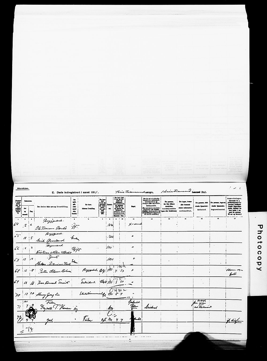 Ministerialprotokoller, klokkerbøker og fødselsregistre - Møre og Romsdal, SAT/A-1454/572/L0860: Parish register (official) no. 572D04, 1903-1916