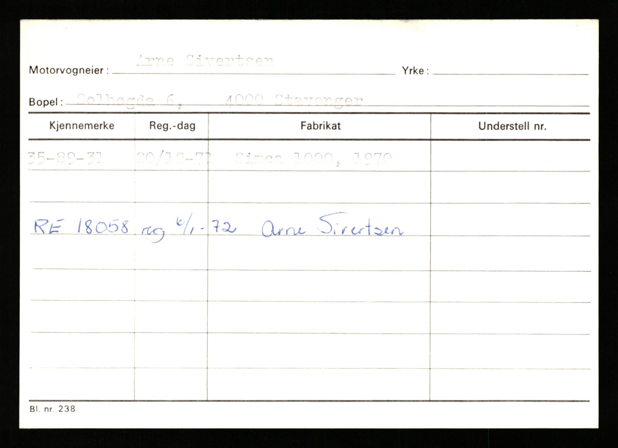 Stavanger trafikkstasjon, AV/SAST-A-101942/0/G/L0011: Registreringsnummer: 240000 - 363477, 1930-1971, p. 3245