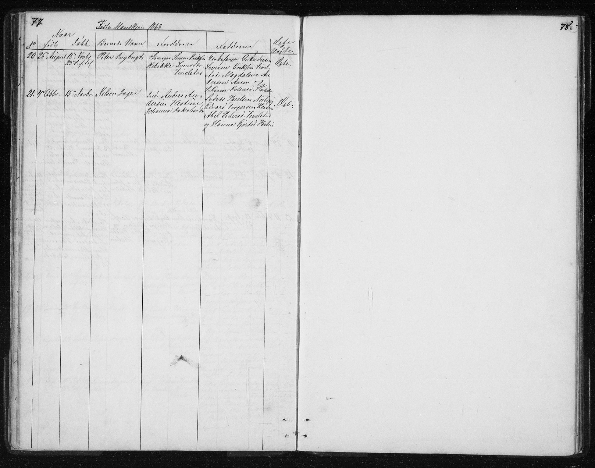 Ministerialprotokoller, klokkerbøker og fødselsregistre - Nordland, SAT/A-1459/819/L0275: Parish register (copy) no. 819C01, 1841-1868, p. 77-78