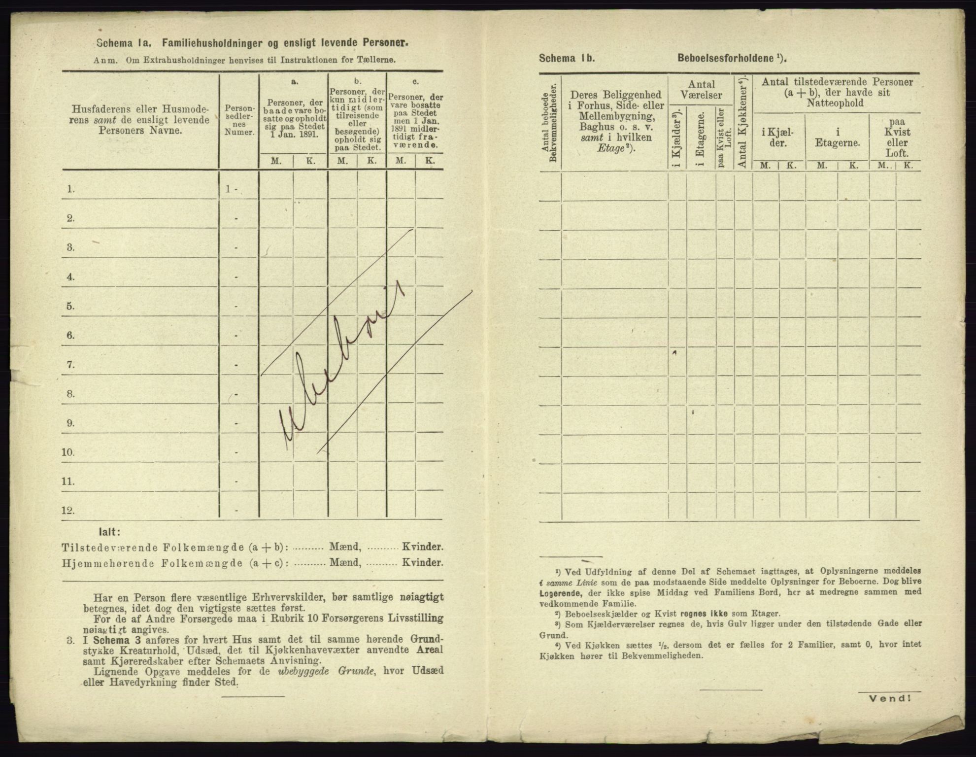 RA, 1891 census for 0703 Horten, 1891, p. 1046