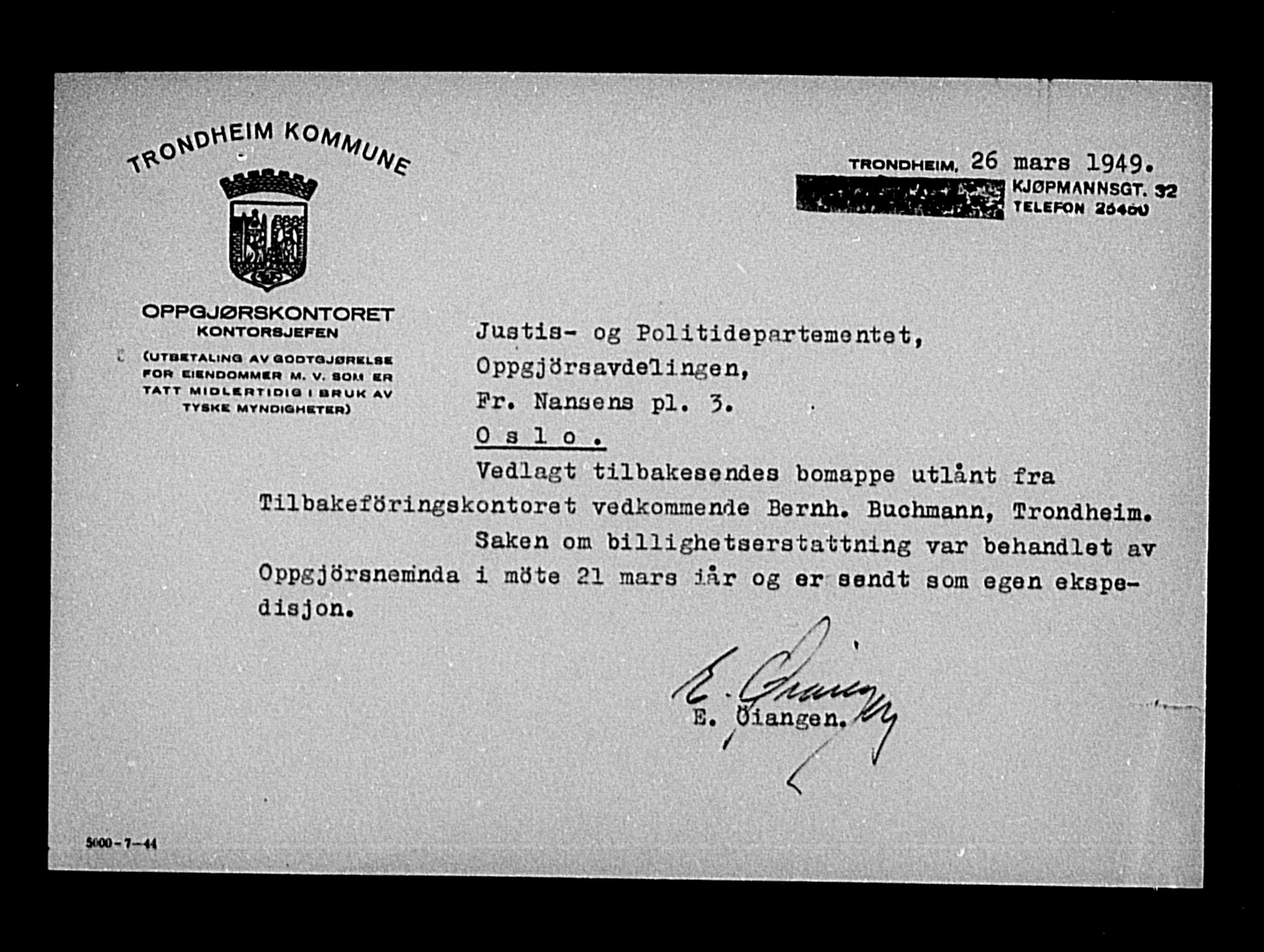 Justisdepartementet, Tilbakeføringskontoret for inndratte formuer, RA/S-1564/H/Hc/Hca/L0893: --, 1945-1947, p. 399