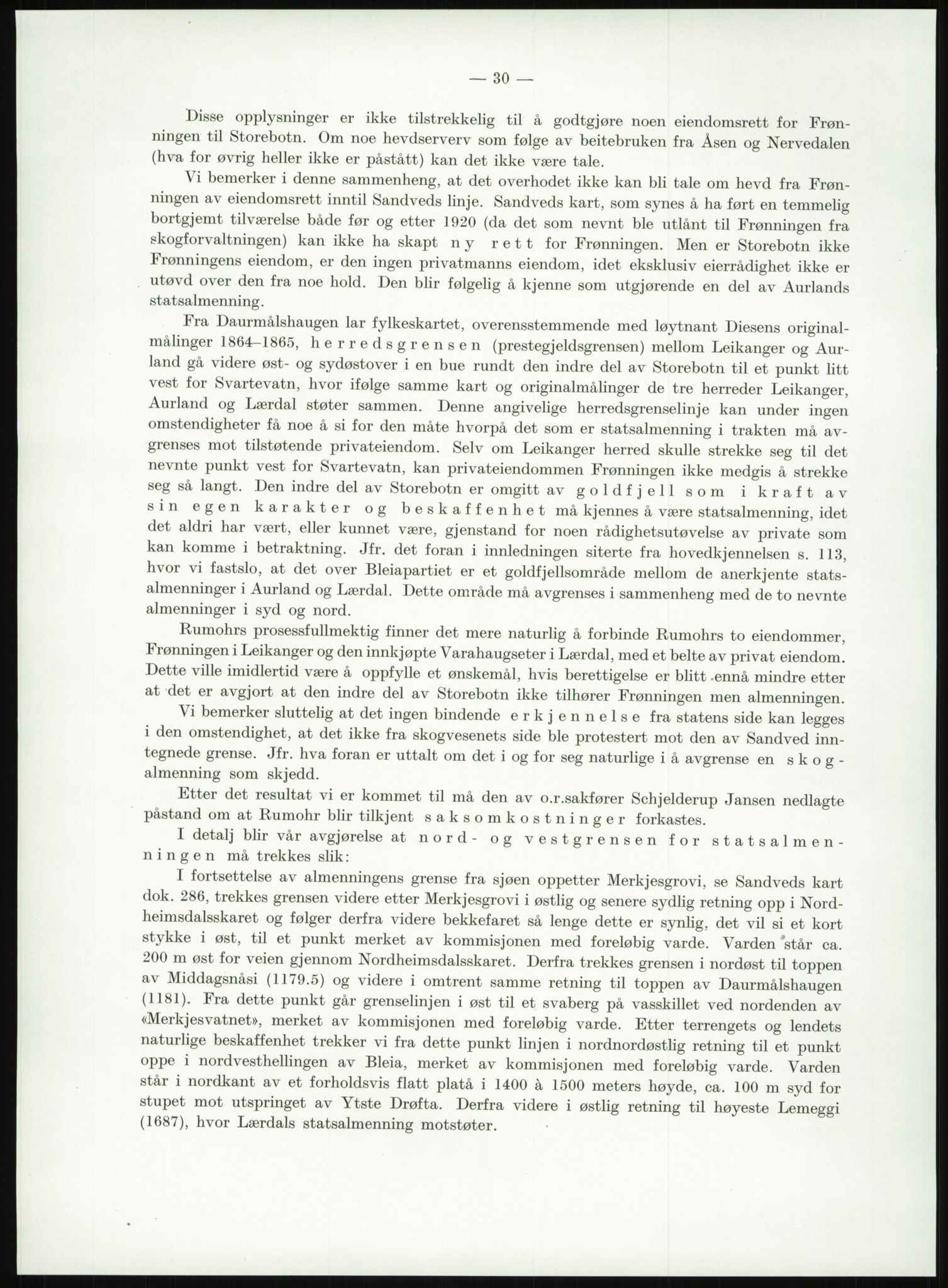 Høyfjellskommisjonen, AV/RA-S-1546/X/Xa/L0001: Nr. 1-33, 1909-1953, p. 3279