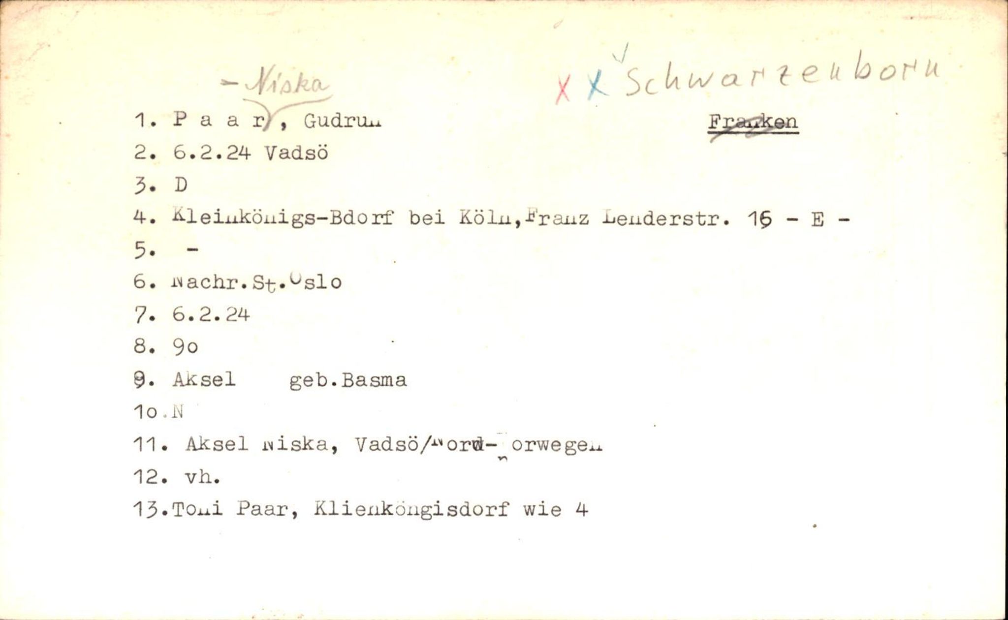Hjemsendte tyskere , RA/RAFA-6487/D/Da/L0003: Krause- Pauletta, 1945-1947, p. 1098