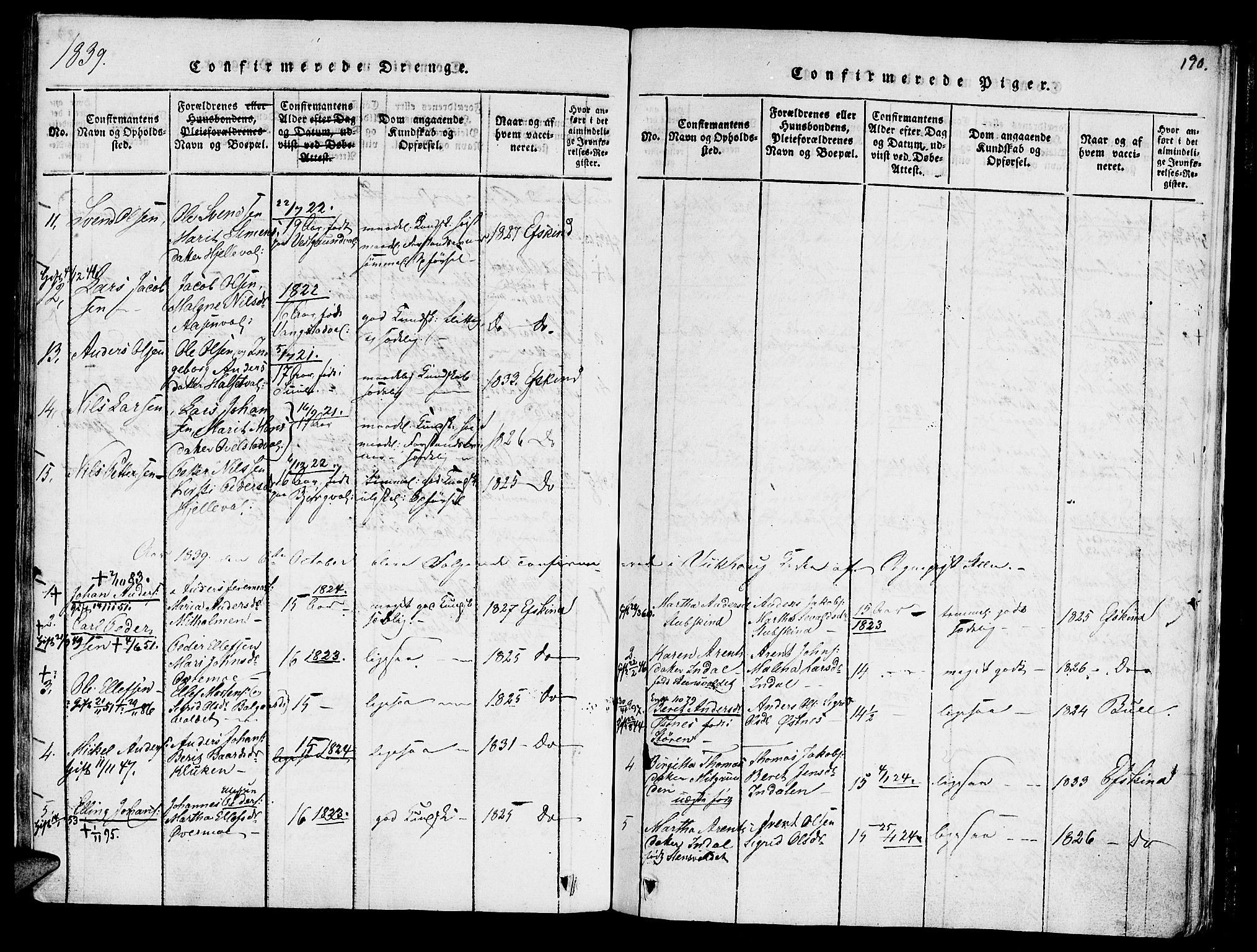 Ministerialprotokoller, klokkerbøker og fødselsregistre - Nord-Trøndelag, SAT/A-1458/723/L0234: Parish register (official) no. 723A05 /1, 1816-1840, p. 190