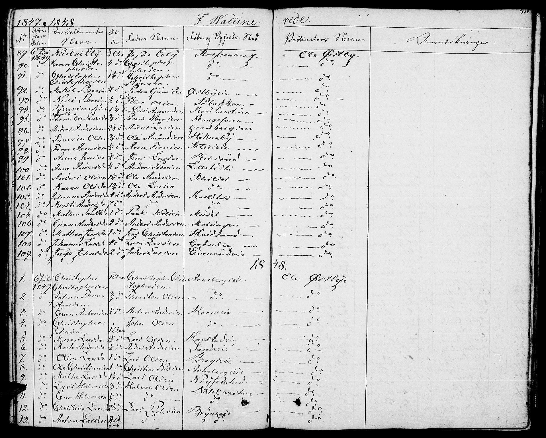 Romedal prestekontor, AV/SAH-PREST-004/K/L0003: Parish register (official) no. 3, 1829-1846, p. 358