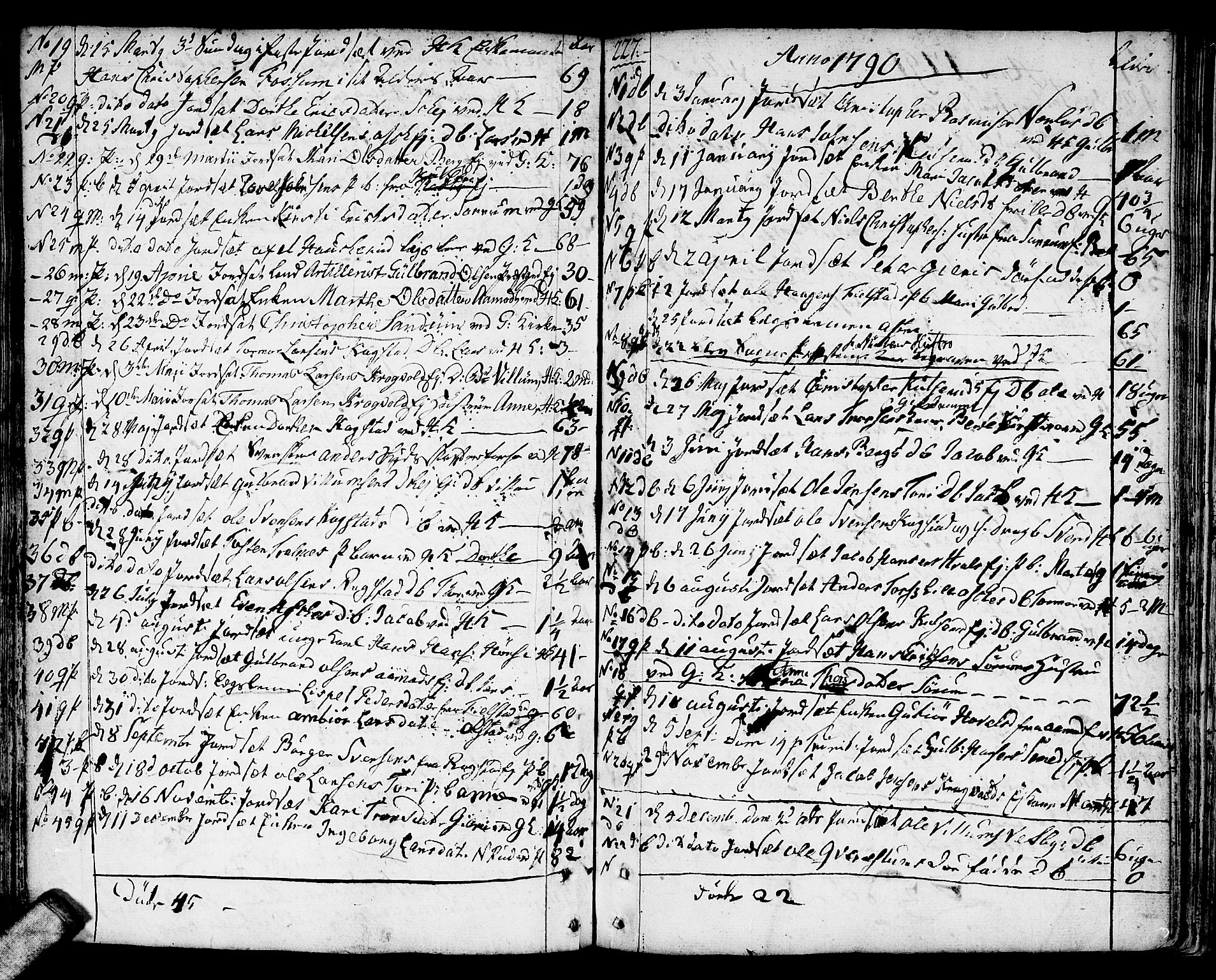 Gjerdrum prestekontor Kirkebøker, AV/SAO-A-10412b/F/Fa/L0002: Parish register (official) no. I 2, 1737-1797, p. 227