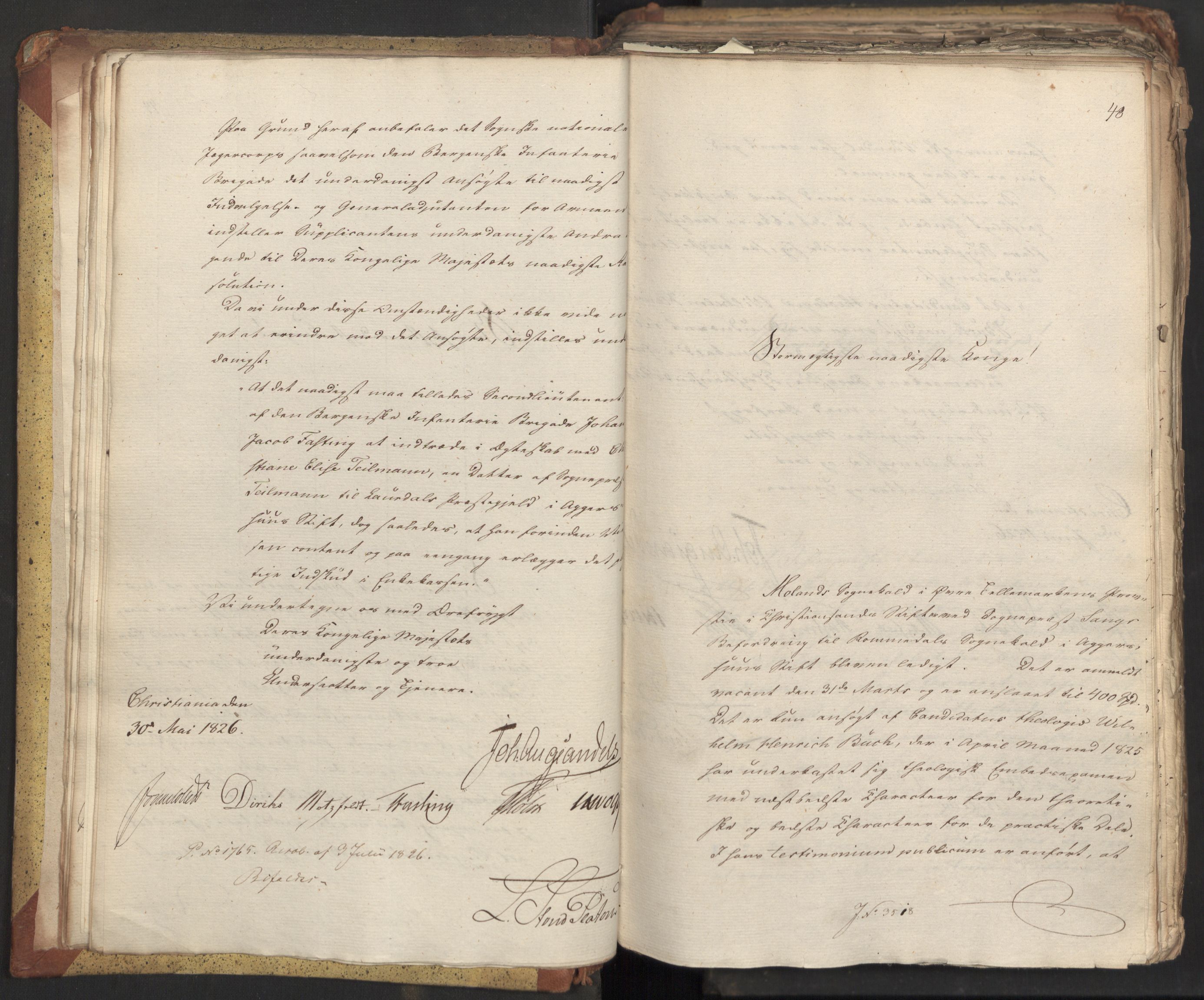 Statsrådsavdelingen i Stockholm, AV/RA-S-1003/D/Da/L0047: Regjeringsinnstillinger nr. 3501-3659, 1826, p. 31