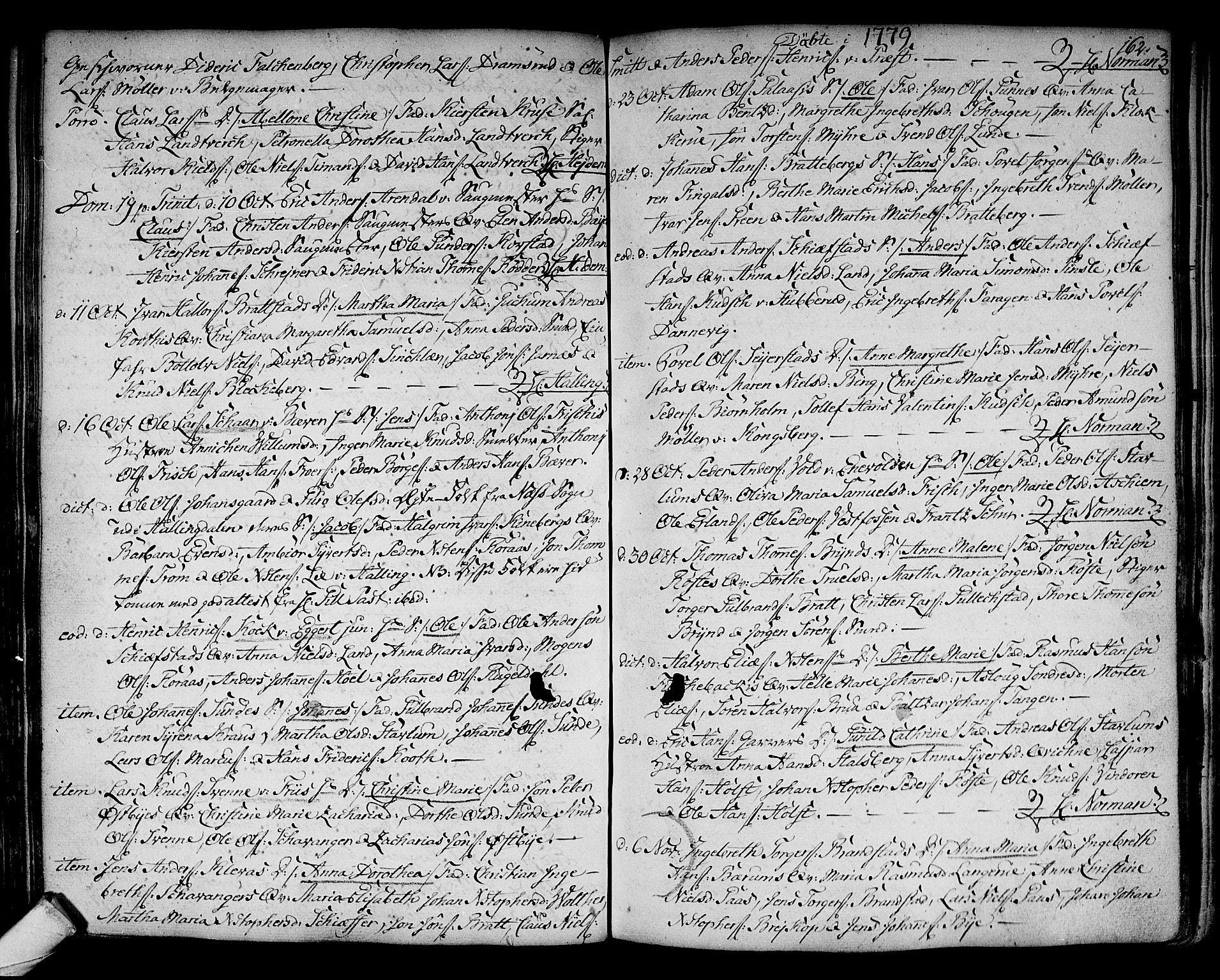 Kongsberg kirkebøker, SAKO/A-22/F/Fa/L0005: Parish register (official) no. I 5, 1769-1782, p. 162