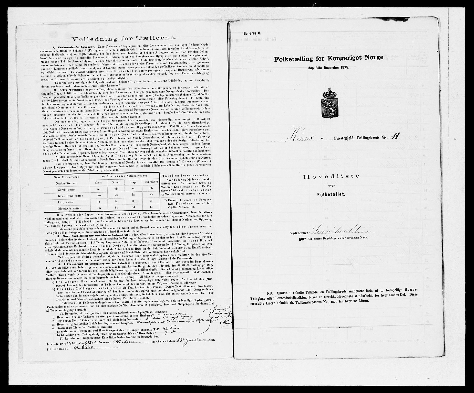 SAB, 1875 census for 1437L Kinn/Kinn og Svanøy, 1875, p. 24