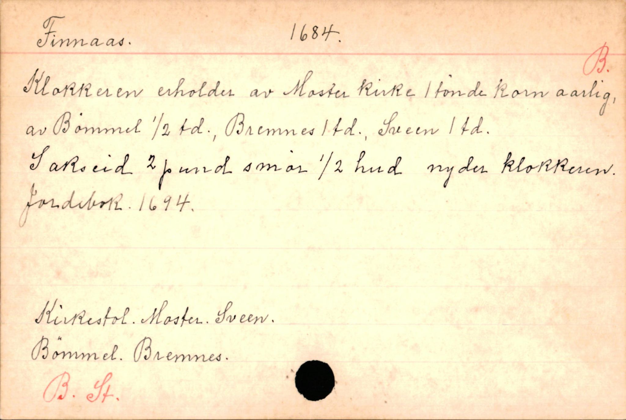 Haugen, Johannes - lærer, AV/SAB-SAB/PA-0036/01/L0001: Om klokkere og lærere, 1521-1904, p. 3847