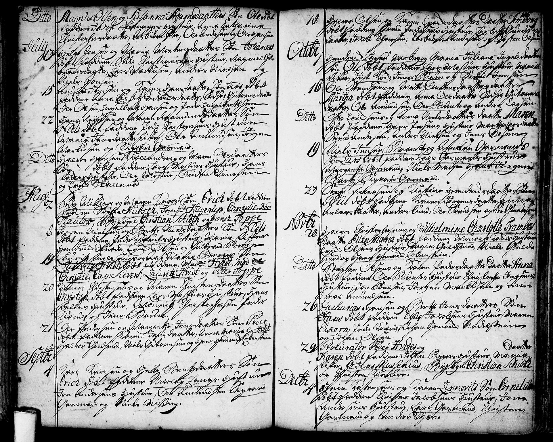 Moss prestekontor Kirkebøker, SAO/A-2003/F/Fa/L0001: Parish register (official) no. I 1, 1725-1752, p. 116