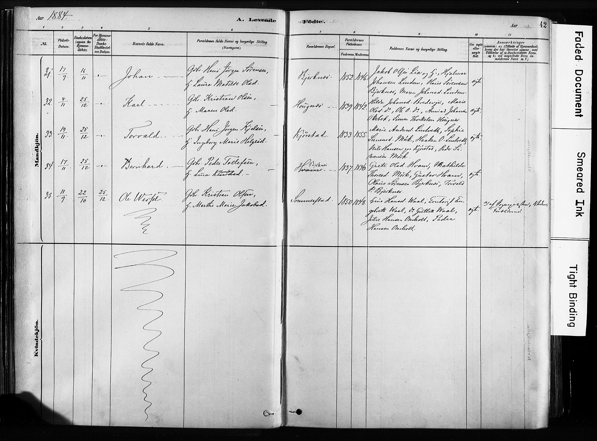 Sandsvær kirkebøker, AV/SAKO-A-244/F/Fb/L0001: Parish register (official) no. II 1, 1878-1906, p. 42