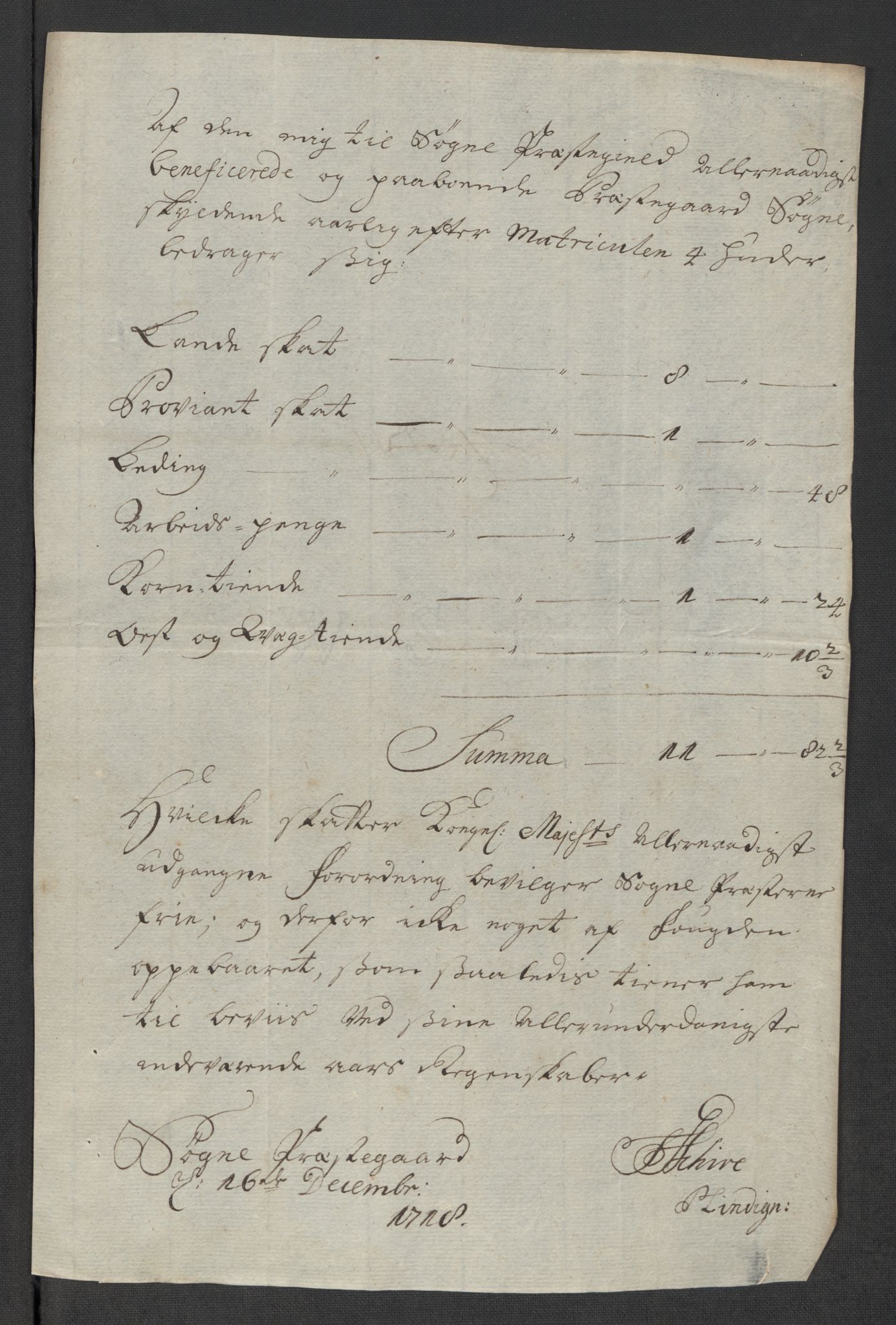 Rentekammeret inntil 1814, Reviderte regnskaper, Fogderegnskap, AV/RA-EA-4092/R43/L2563: Fogderegnskap Lista og Mandal, 1718, p. 336