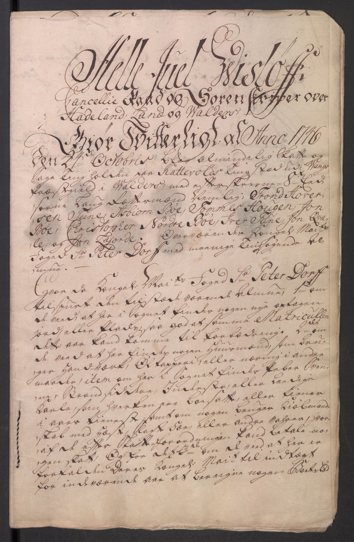 Rentekammeret inntil 1814, Reviderte regnskaper, Fogderegnskap, RA/EA-4092/R18/L1345: Fogderegnskap Hadeland, Toten og Valdres, 1745-1746, p. 370