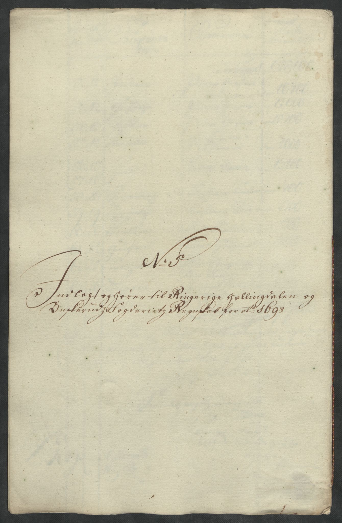 Rentekammeret inntil 1814, Reviderte regnskaper, Fogderegnskap, AV/RA-EA-4092/R22/L1455: Fogderegnskap Ringerike, Hallingdal og Buskerud, 1698, p. 241