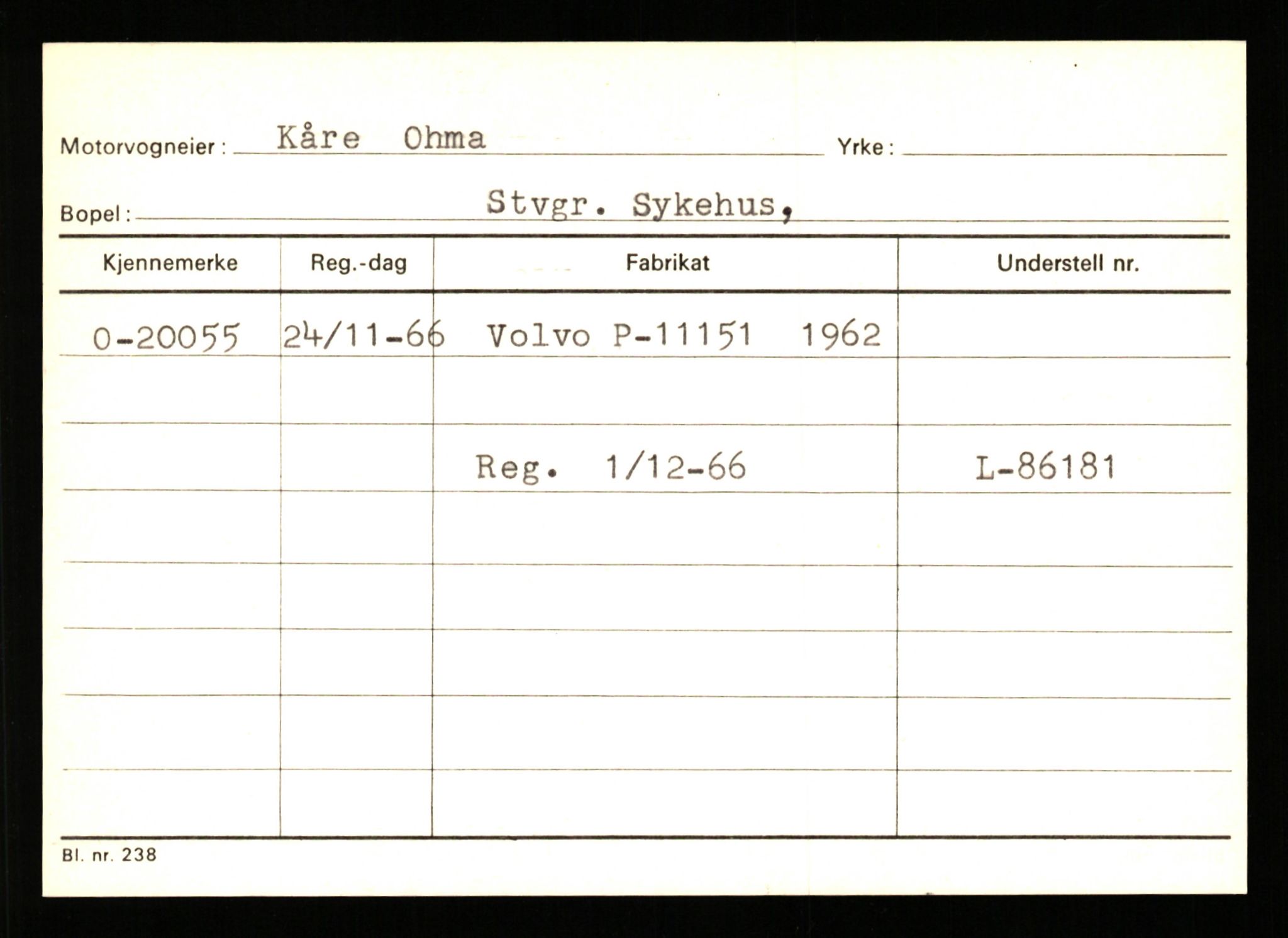 Stavanger trafikkstasjon, AV/SAST-A-101942/0/G/L0004: Registreringsnummer: 15497 - 22957, 1930-1971, p. 2020