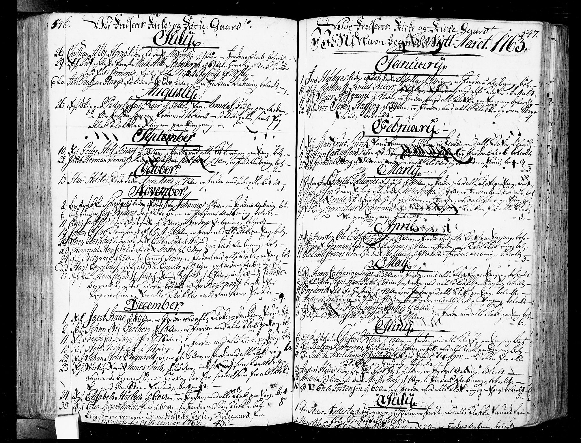 Oslo domkirke Kirkebøker, SAO/A-10752/F/Fa/L0004: Parish register (official) no. 4, 1743-1786, p. 546-547