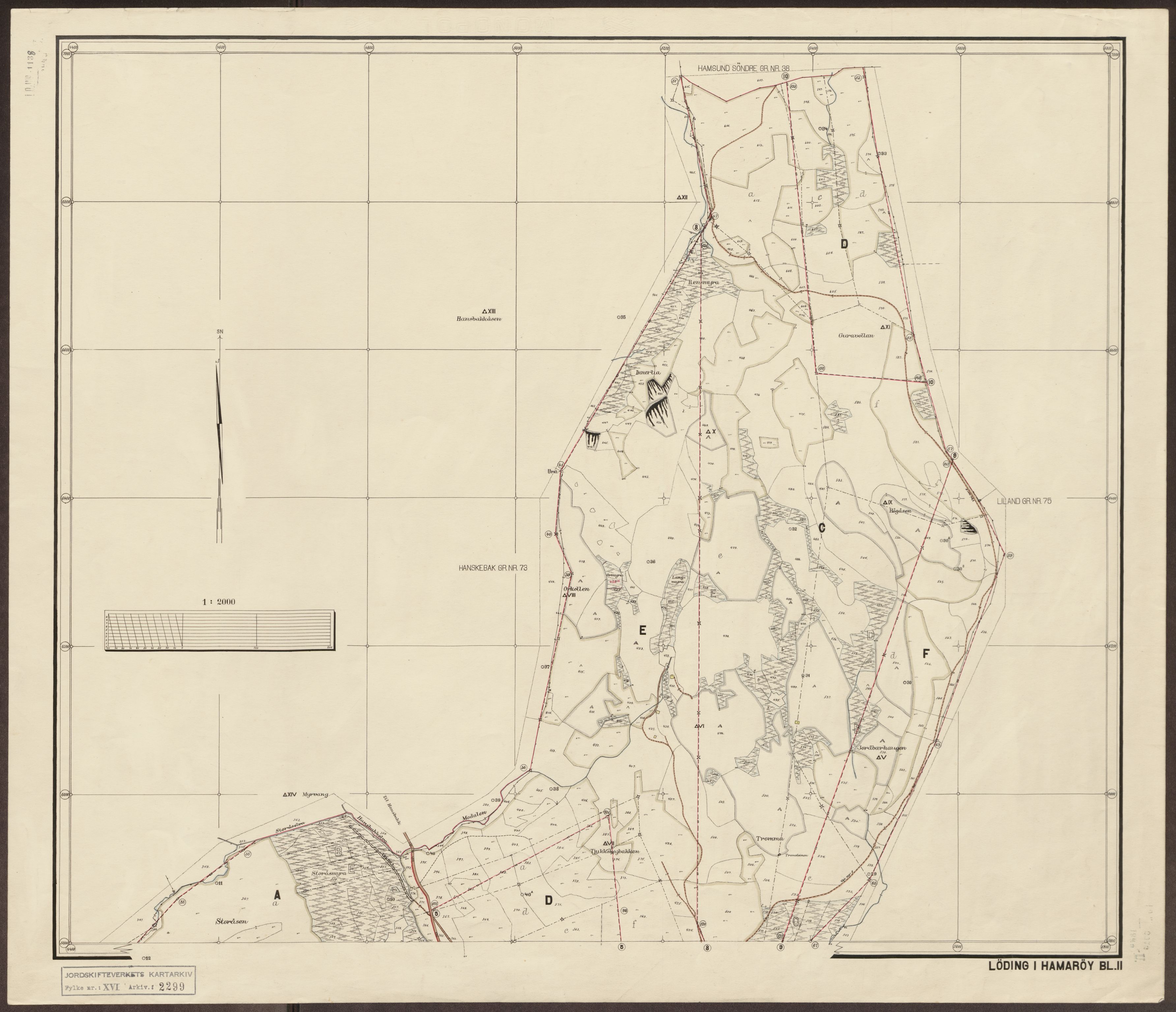 Jordskifteverkets kartarkiv, AV/RA-S-3929/T, 1859-1988, p. 2872