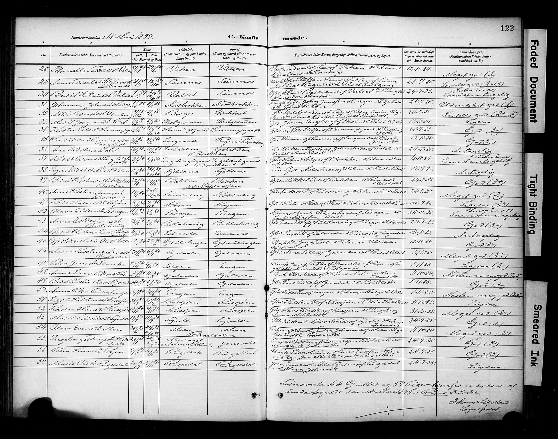 Ministerialprotokoller, klokkerbøker og fødselsregistre - Sør-Trøndelag, SAT/A-1456/681/L0936: Parish register (official) no. 681A14, 1899-1908, p. 122