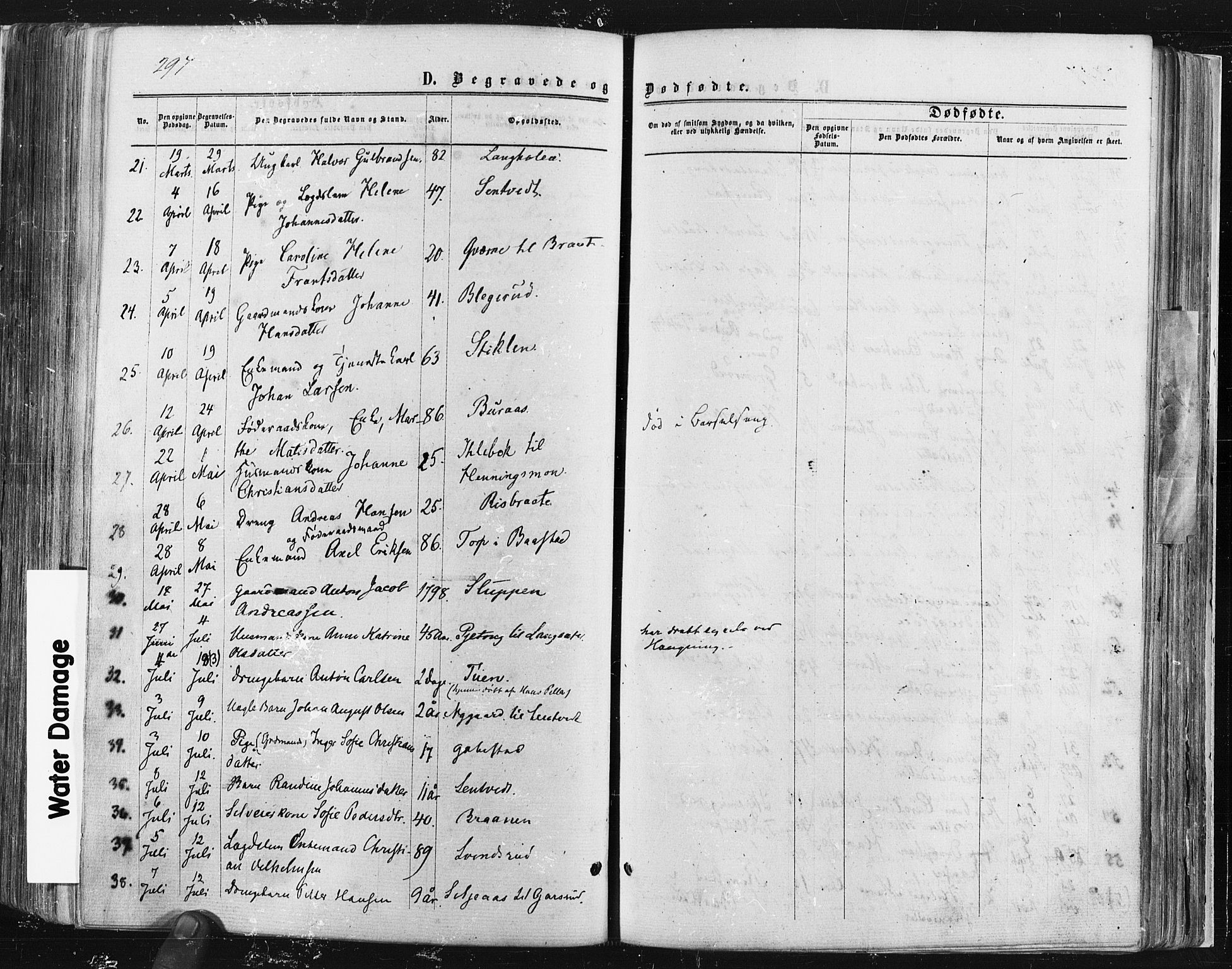 Trøgstad prestekontor Kirkebøker, SAO/A-10925/F/Fa/L0009: Parish register (official) no. I 9, 1865-1877, p. 297