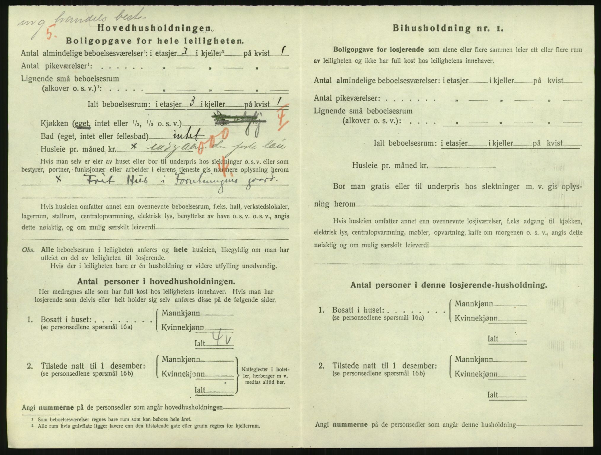 SAK, 1920 census for Grimstad, 1920, p. 1658