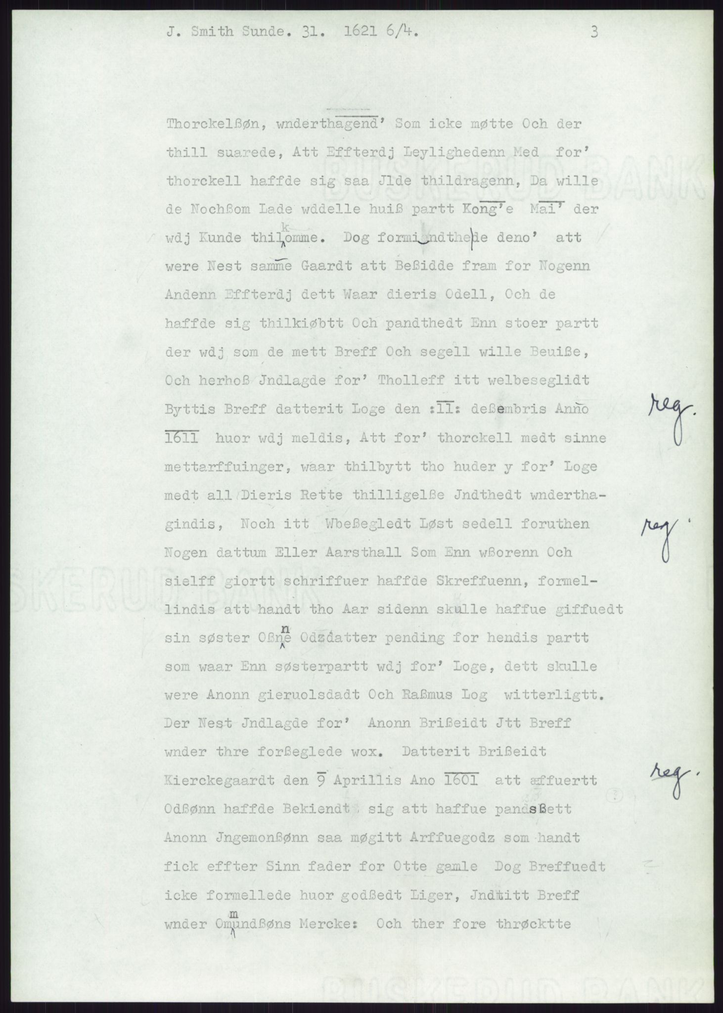 Samlinger til kildeutgivelse, Diplomavskriftsamlingen, AV/RA-EA-4053/H/Ha, p. 3362