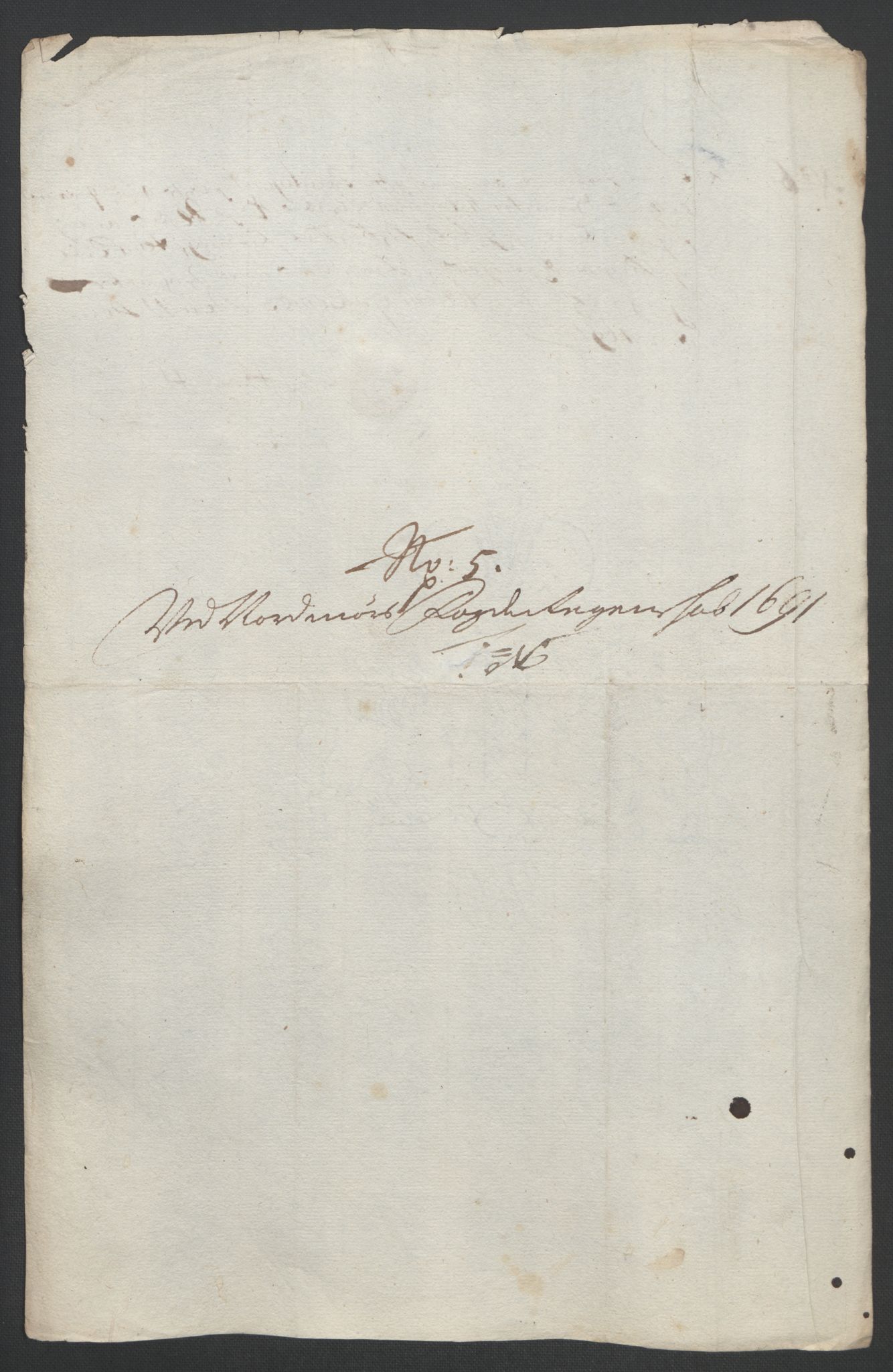 Rentekammeret inntil 1814, Reviderte regnskaper, Fogderegnskap, RA/EA-4092/R56/L3734: Fogderegnskap Nordmøre, 1690-1691, p. 412