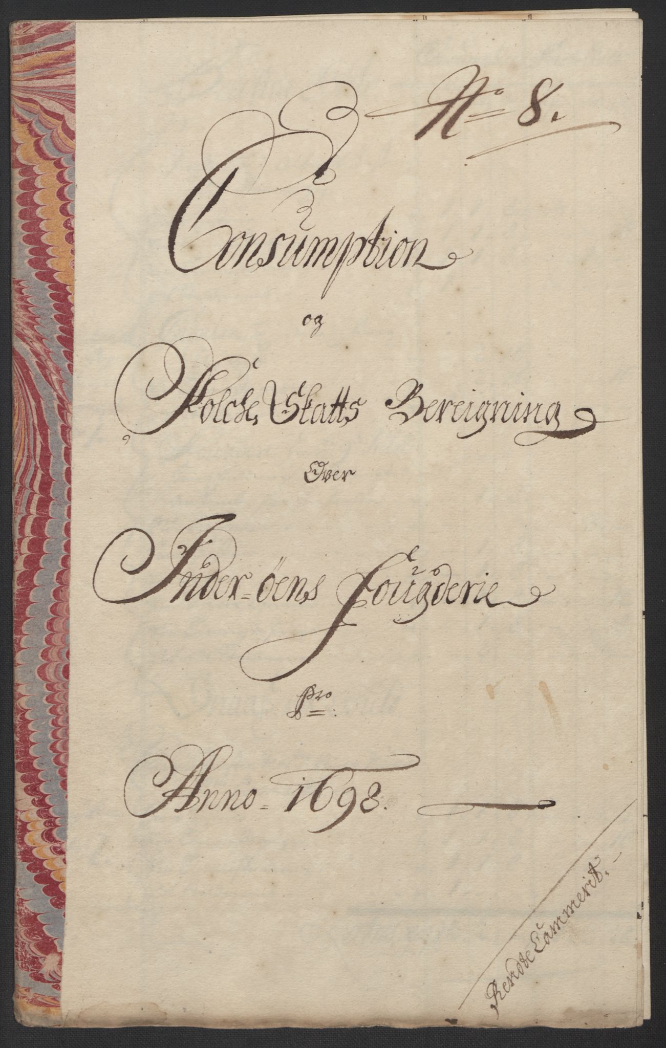 Rentekammeret inntil 1814, Reviderte regnskaper, Fogderegnskap, AV/RA-EA-4092/R63/L4310: Fogderegnskap Inderøy, 1698-1699, p. 151