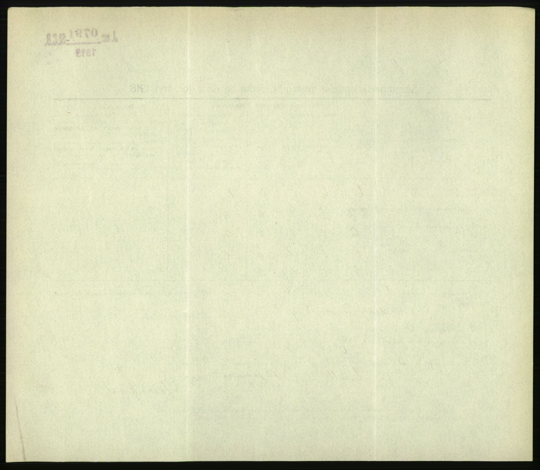 Statistisk sentralbyrå, Sosiodemografiske emner, Befolkning, RA/S-2228/D/Df/Dfb/Dfbh/L0059: Summariske oppgaver over gifte, fødte og døde for hele landet., 1918, p. 678