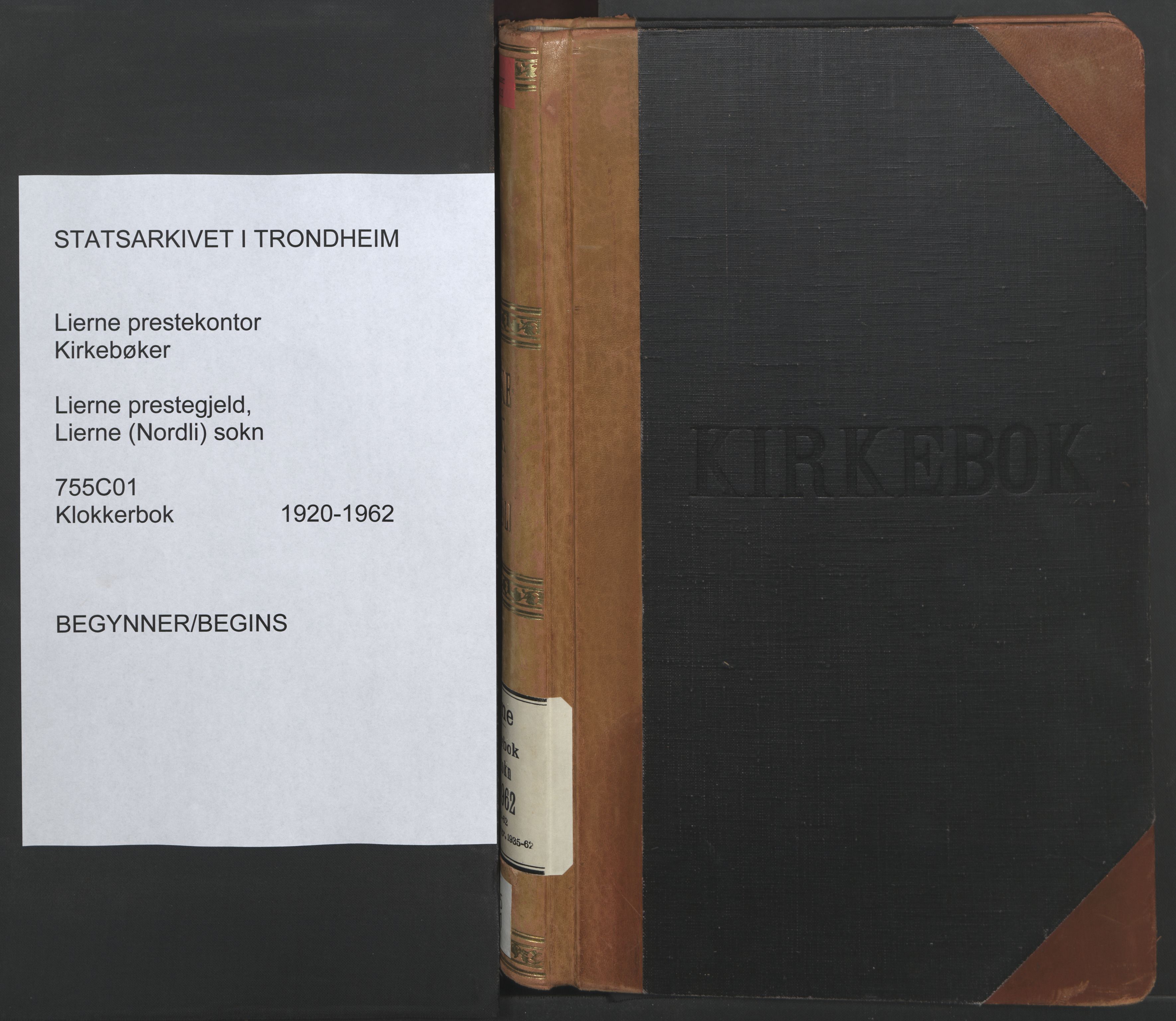 Ministerialprotokoller, klokkerbøker og fødselsregistre - Nord-Trøndelag, SAT/A-1458/755/L0500: Parish register (copy) no. 755C01, 1920-1962