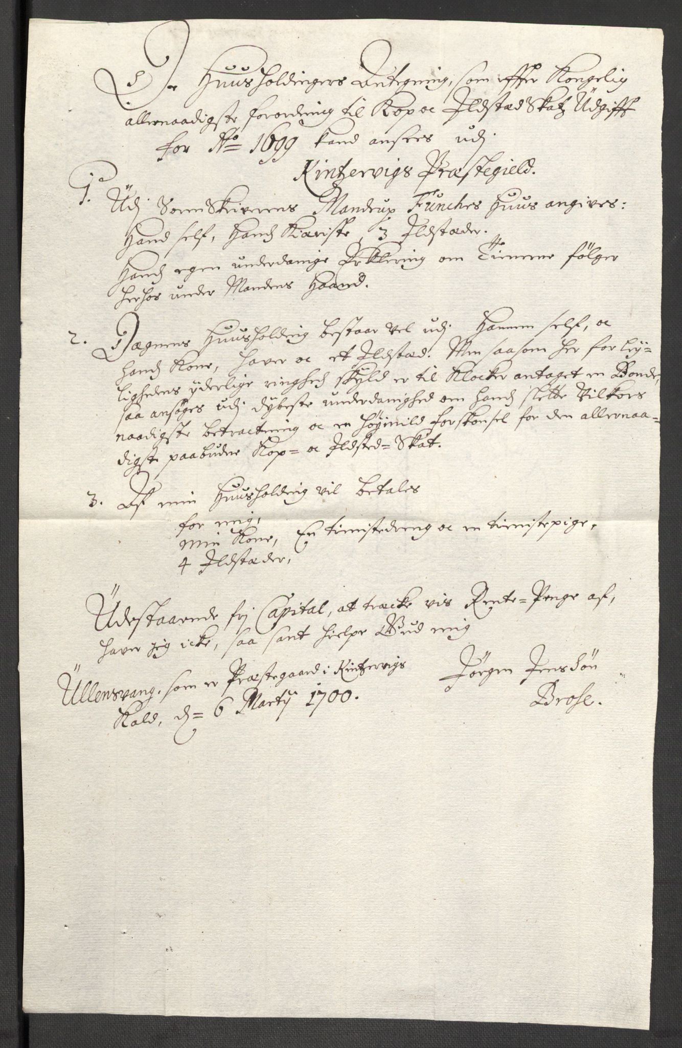 Rentekammeret inntil 1814, Reviderte regnskaper, Fogderegnskap, AV/RA-EA-4092/R48/L2978: Fogderegnskap Sunnhordland og Hardanger, 1699, p. 362